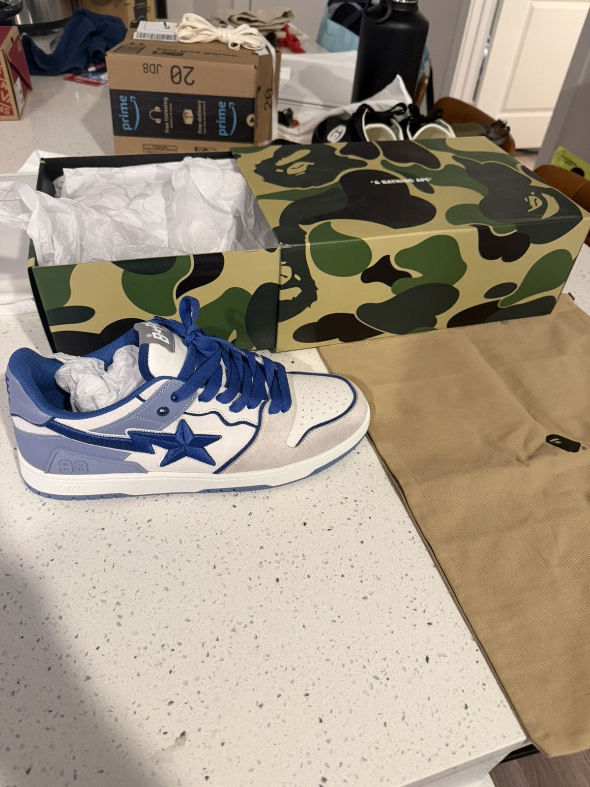 Bape Bape Sk8stas #5 Blue Size US 12 / EU 45 - 5 Thumbnail