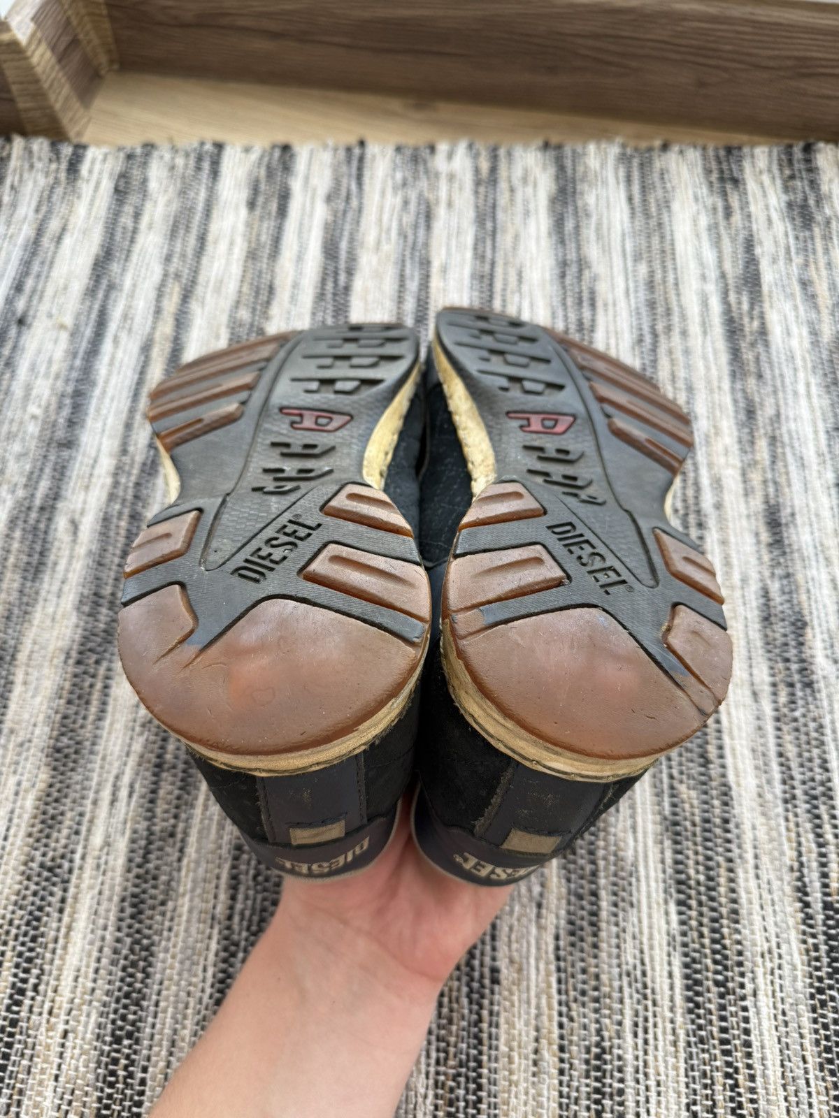Diesel RARE VINTAGE 90s DIESEL KRYPTON SNEAKERS MEN’S DISTRESSED Size US 8.5 / EU 41-42 - 21 Thumbnail