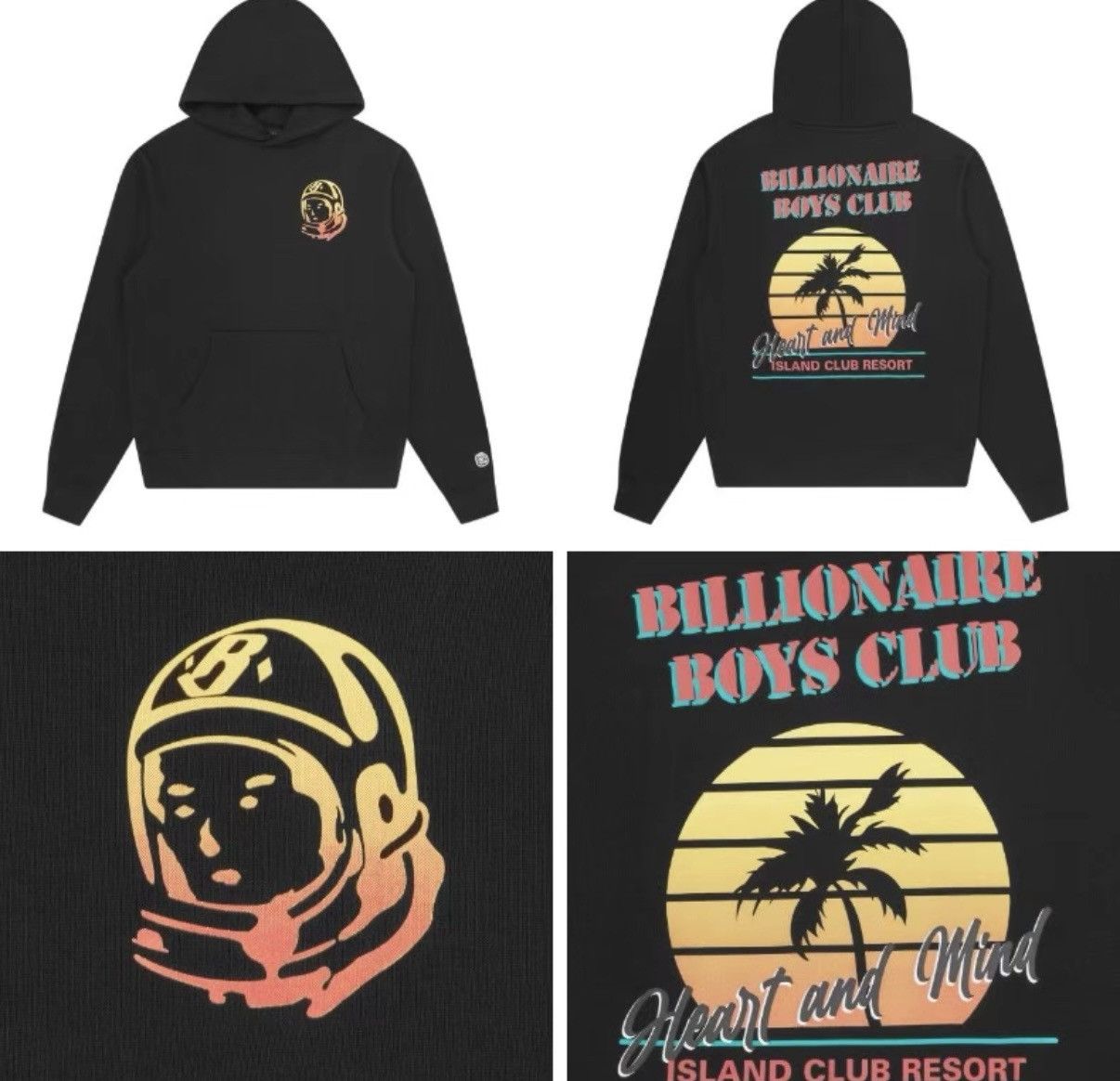 Billionaire Boys Club Sunset Hoodie Black Billionaire Boys Club Size US M / EU 48-50 / 2 - 2 Thumbnail