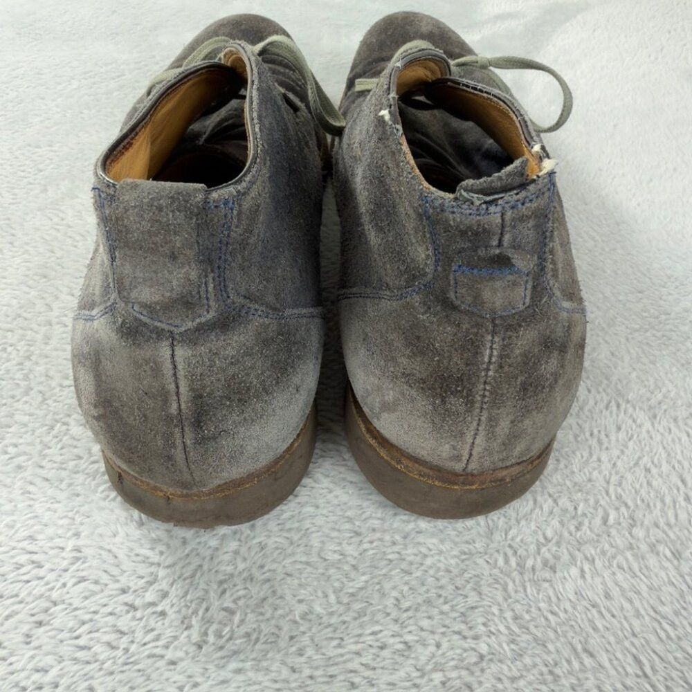 Isaia Isaia Napoli Grey Suede Leather Ankle Shoes Men’s Size 12 U Size US 12 / EU 45 - 6 Thumbnail