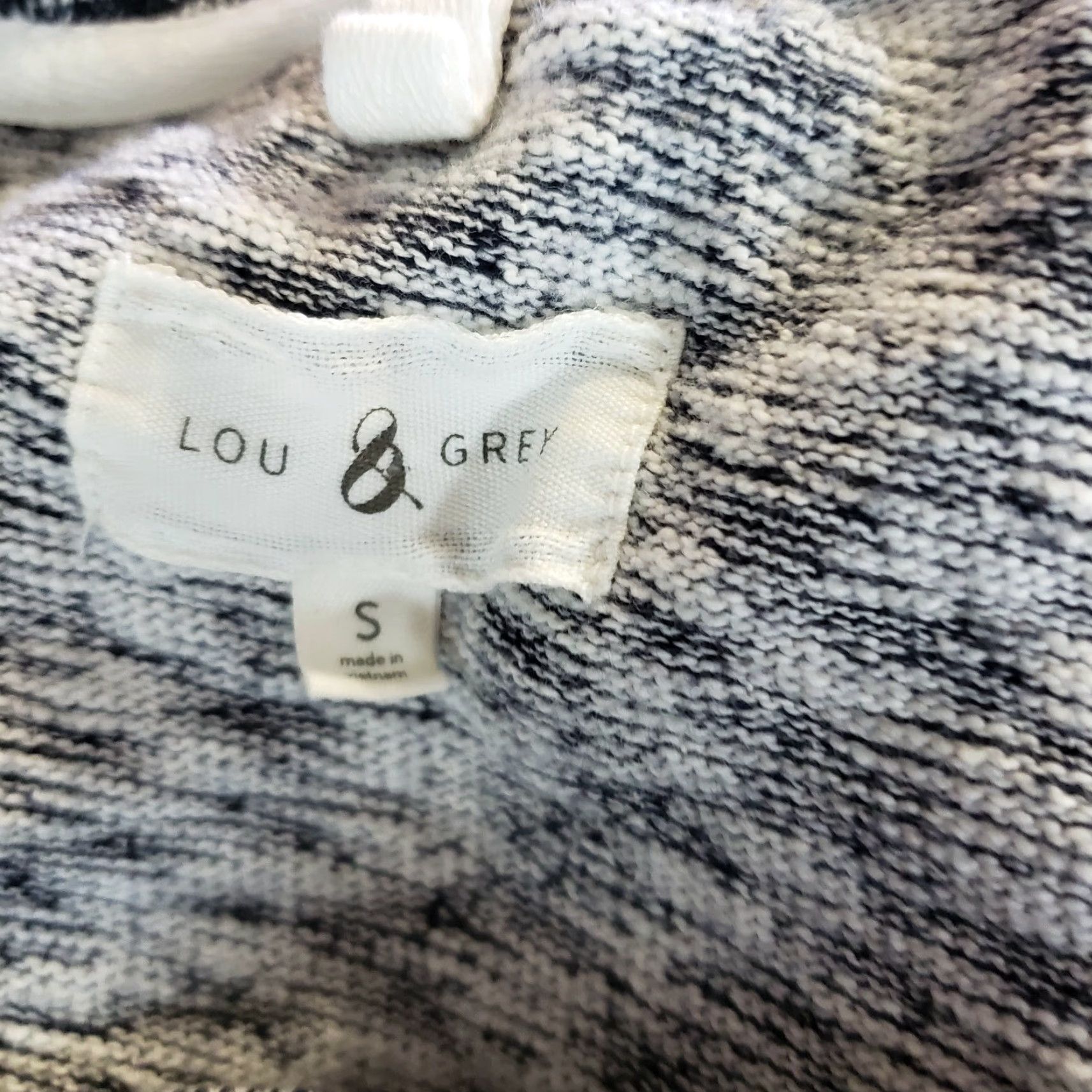 Lou & Grey Lou & Grey Womens Tunic Sweater Sz S Blue White Long Sleeve Cotton Shirt Size S / US 4 / IT 40 - 5 Thumbnail