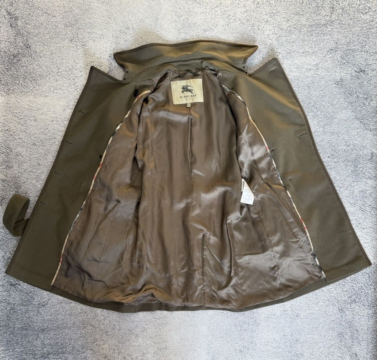 Burberry Burberry Women Trench Coat Wool Cashmere Belted UK8 USA6 Size M / US 6-8 / IT 42-44 - 13 Thumbnail