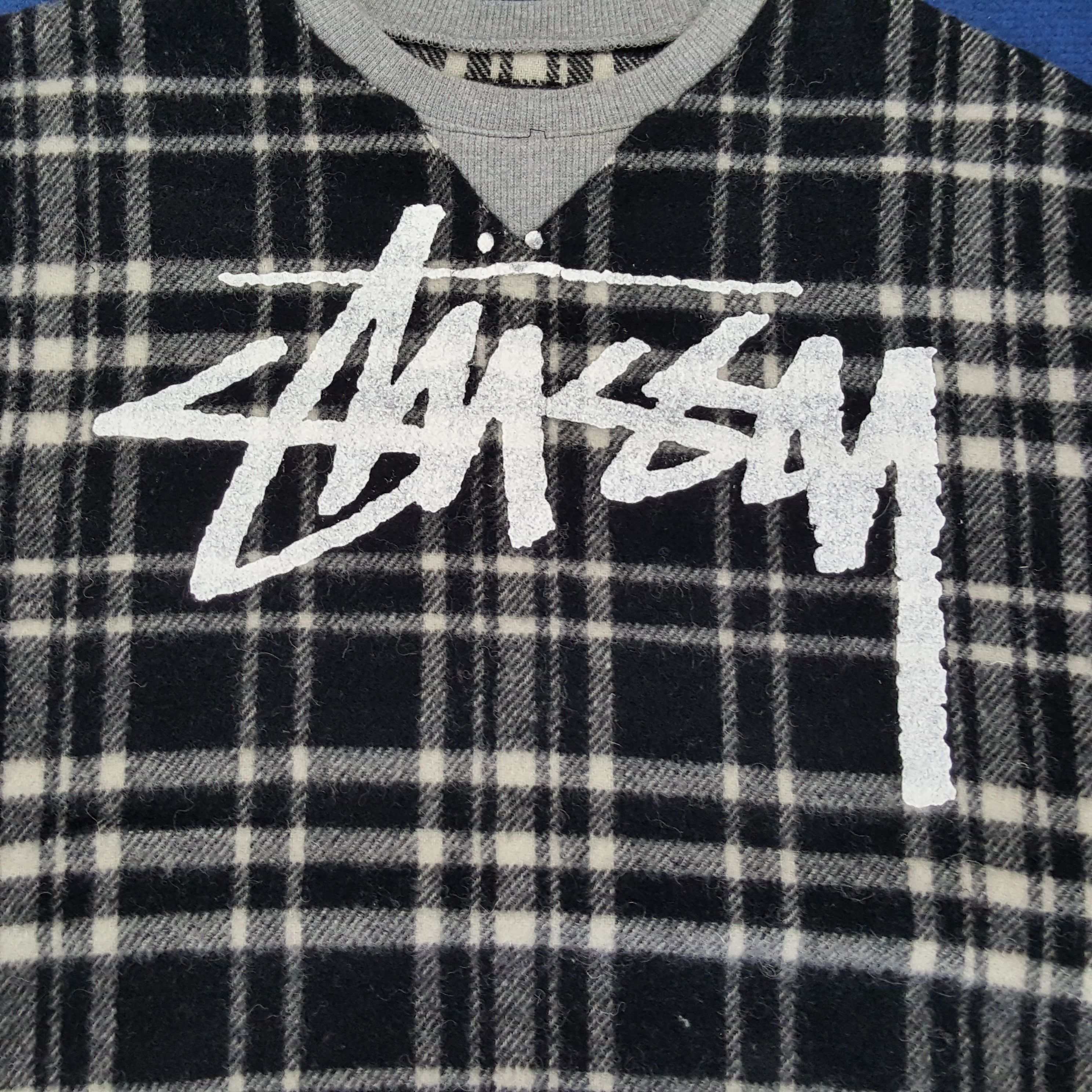 Stussy × Vintage Vintage Stussy Big Logo Streetwear Sweatshirt Size US M / EU 48-50 / 2 - 2 Thumbnail