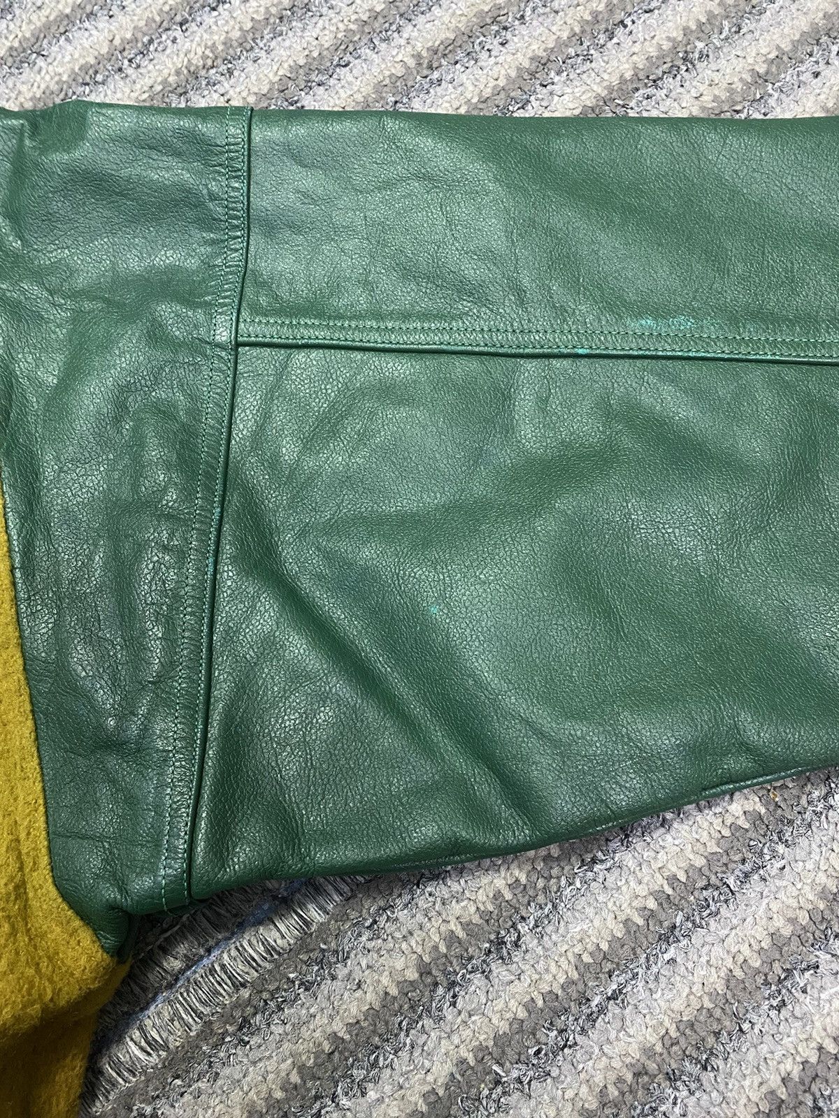 Vintage Vintage Kearney House Varsity Jacket Leather Sleeve Size US L / EU 52-54 / 3 - 11 Thumbnail