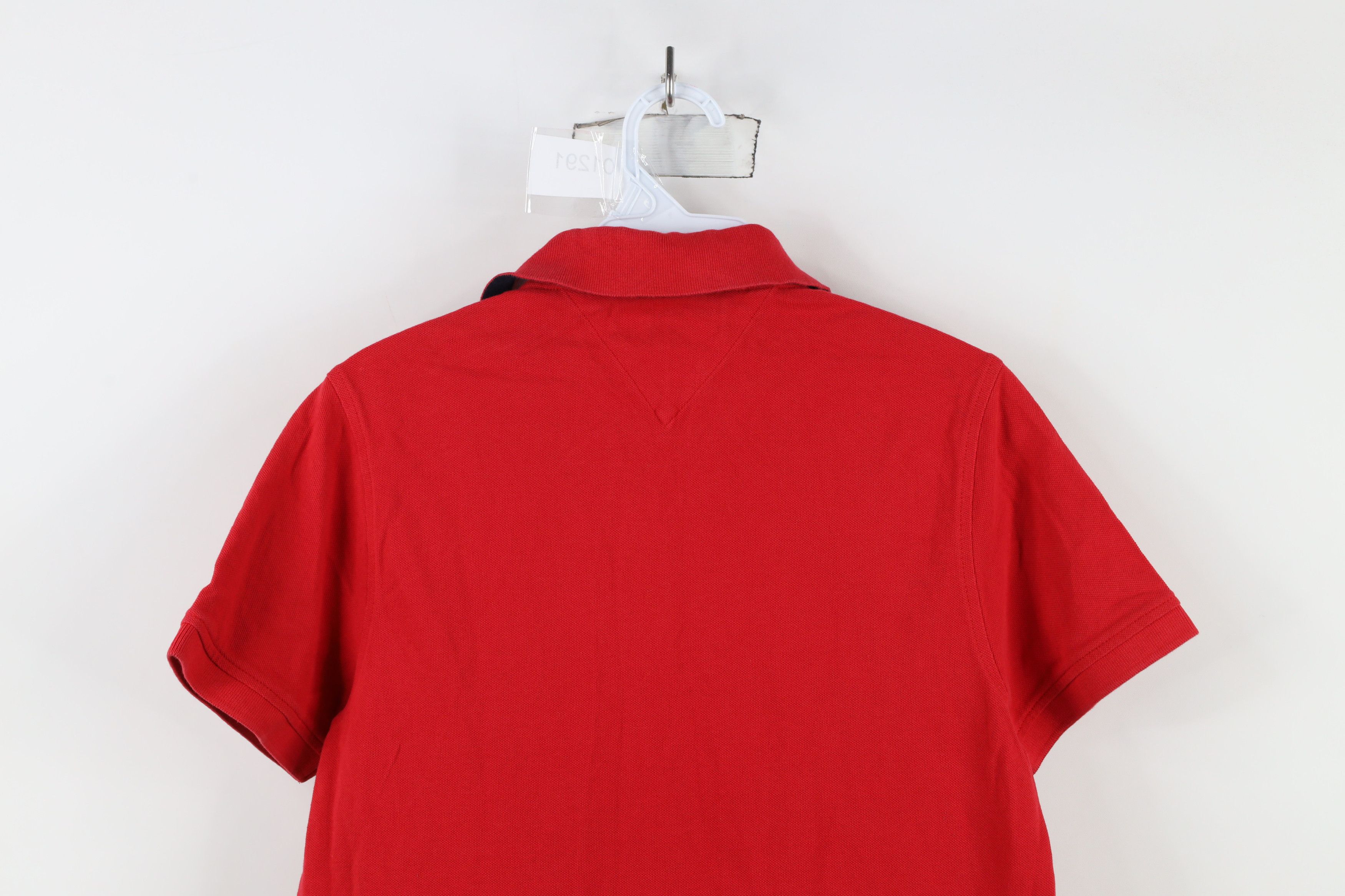 Tommy Hilfiger × Vintage Vintage Tommy Hilfiger Spell Out Patch Logo Collared Polo Size US S / EU 44-46 / 1 - 13 Thumbnail