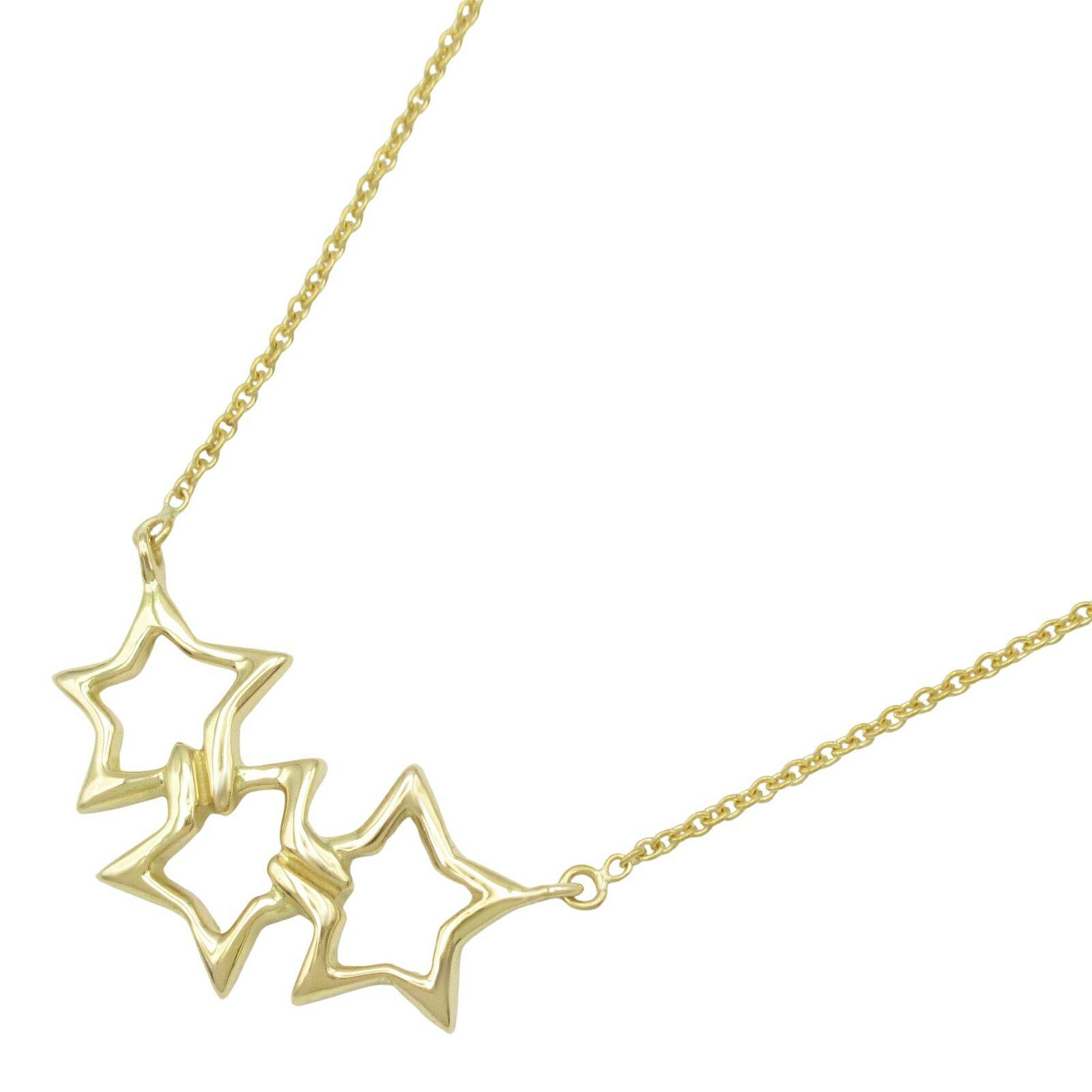 Tiffany & Co. Tiffany & Co. Tiffany & Co. Triple Star Au750 Necklace Metal Necklace Size ONE SIZE - 1 Thumbnail
