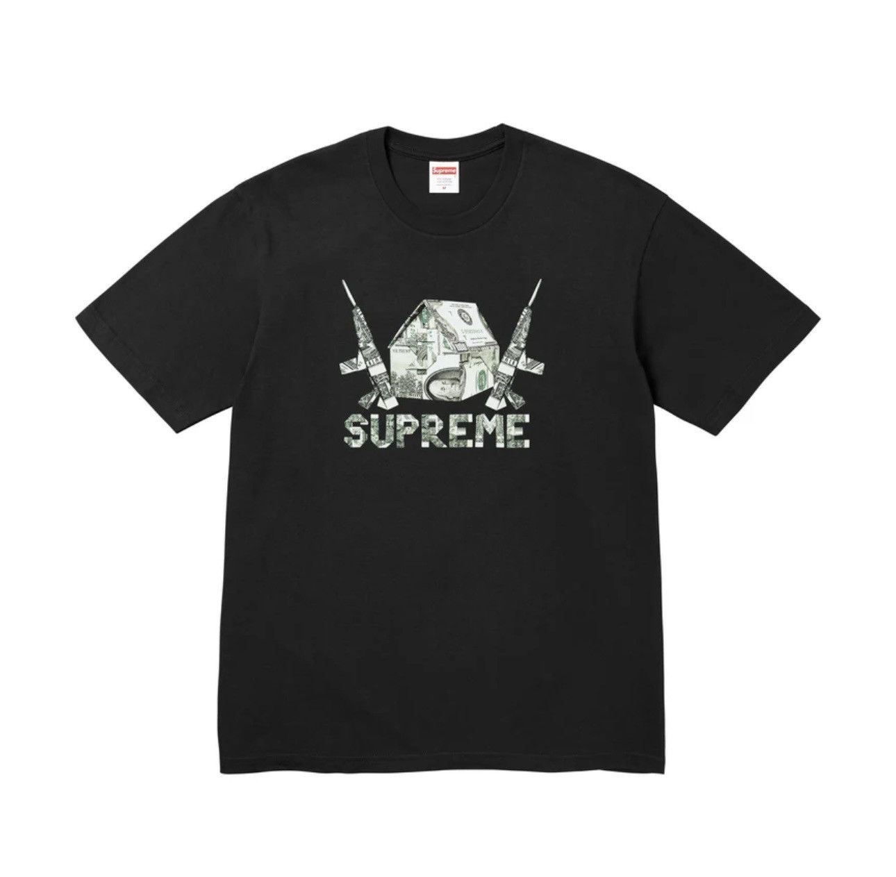 トップス supreme dust TEE BLACK XL Supreme Supreme Dust Tee Black | Grailed