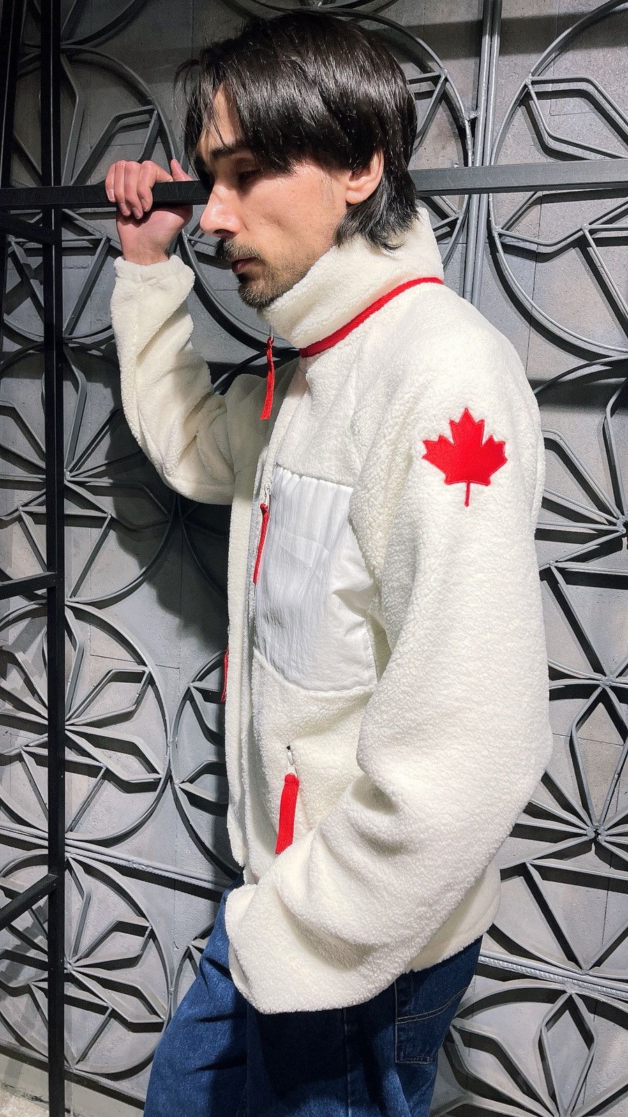 Other Heated Rivalry Maple Leaf Sherpa Jacket – Sewing Brothers Size US M / EU 48-50 / 2 - 7 Thumbnail