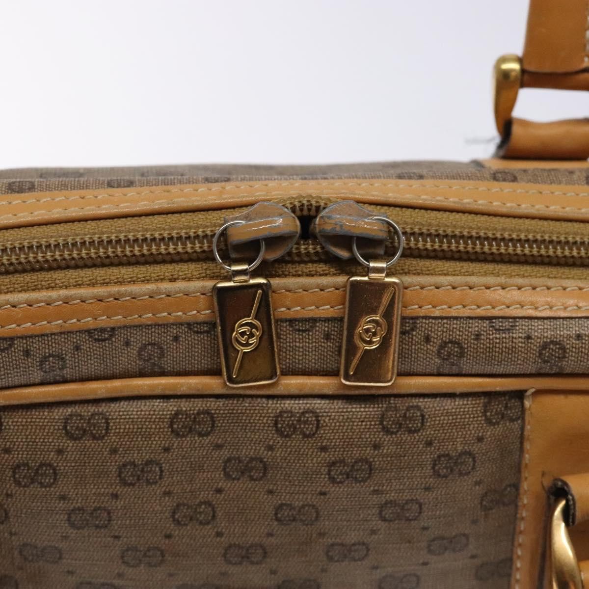 Gucci GUCCI Micro GG Supreme Hand Bag Pvc Beige Gold 000 104 000 Size ONE SIZE - 15 Thumbnail