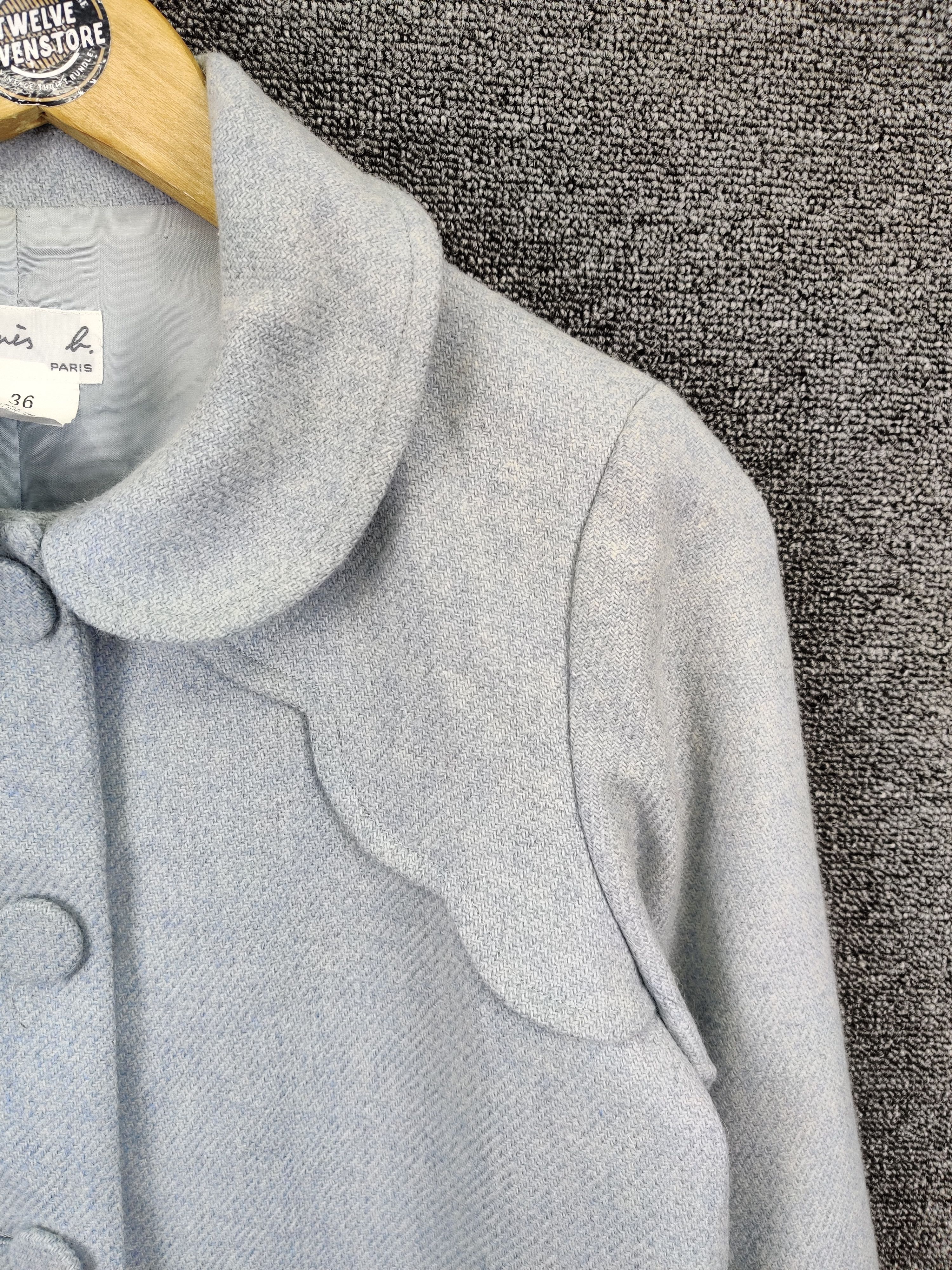 agnes b. Vintage Agnes B Paris Wool Long Coat Size US S / EU 44-46 / 1 - 5 Thumbnail