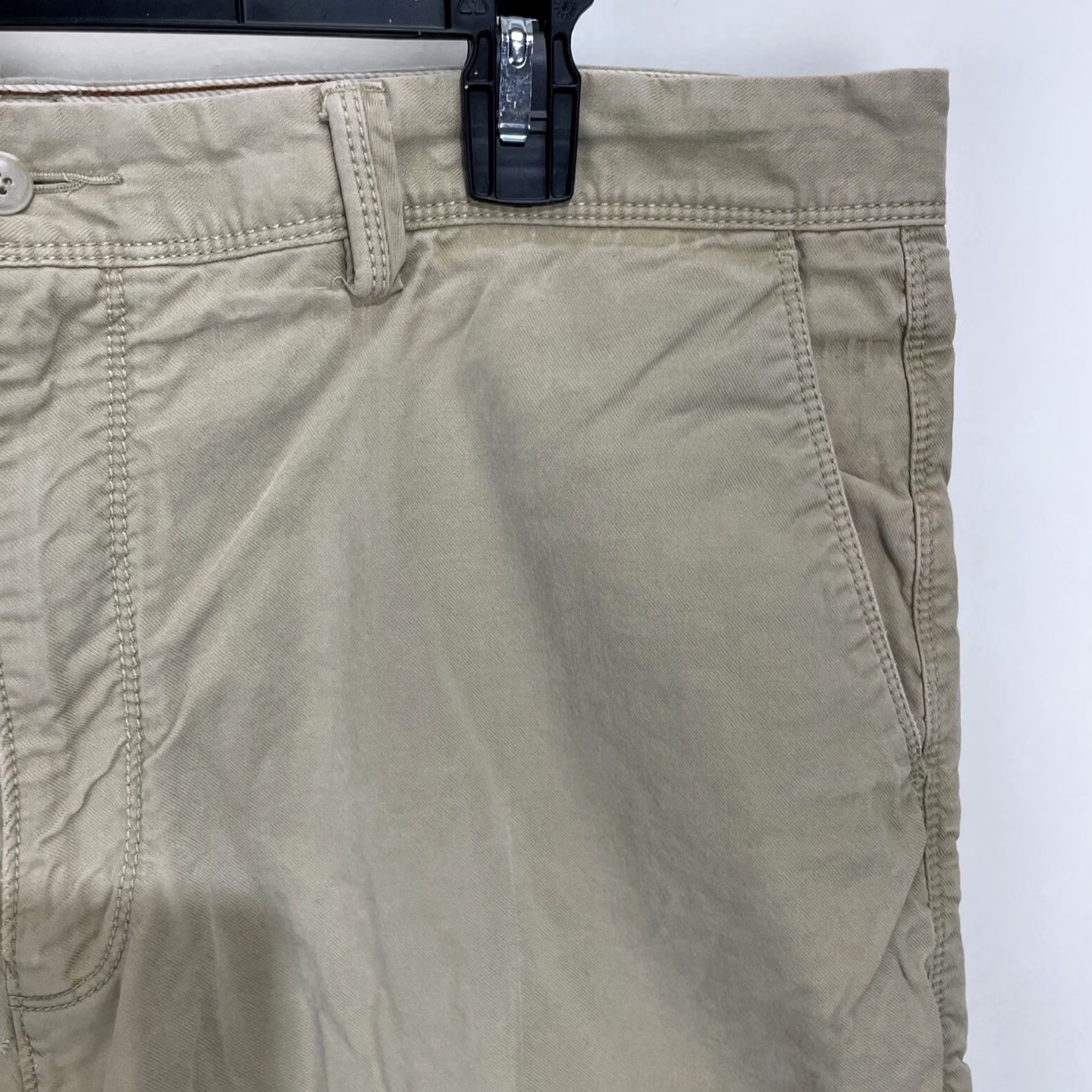 Tommy Bahama Tommy Bahama Shorts Mens 38 Tan Cotton Tencel Chino Relaxed Fit 5-Pocket Lightweight Stretch Beige Casual Spring Summer Mens Size US 38 / EU 54 - 4 Thumbnail