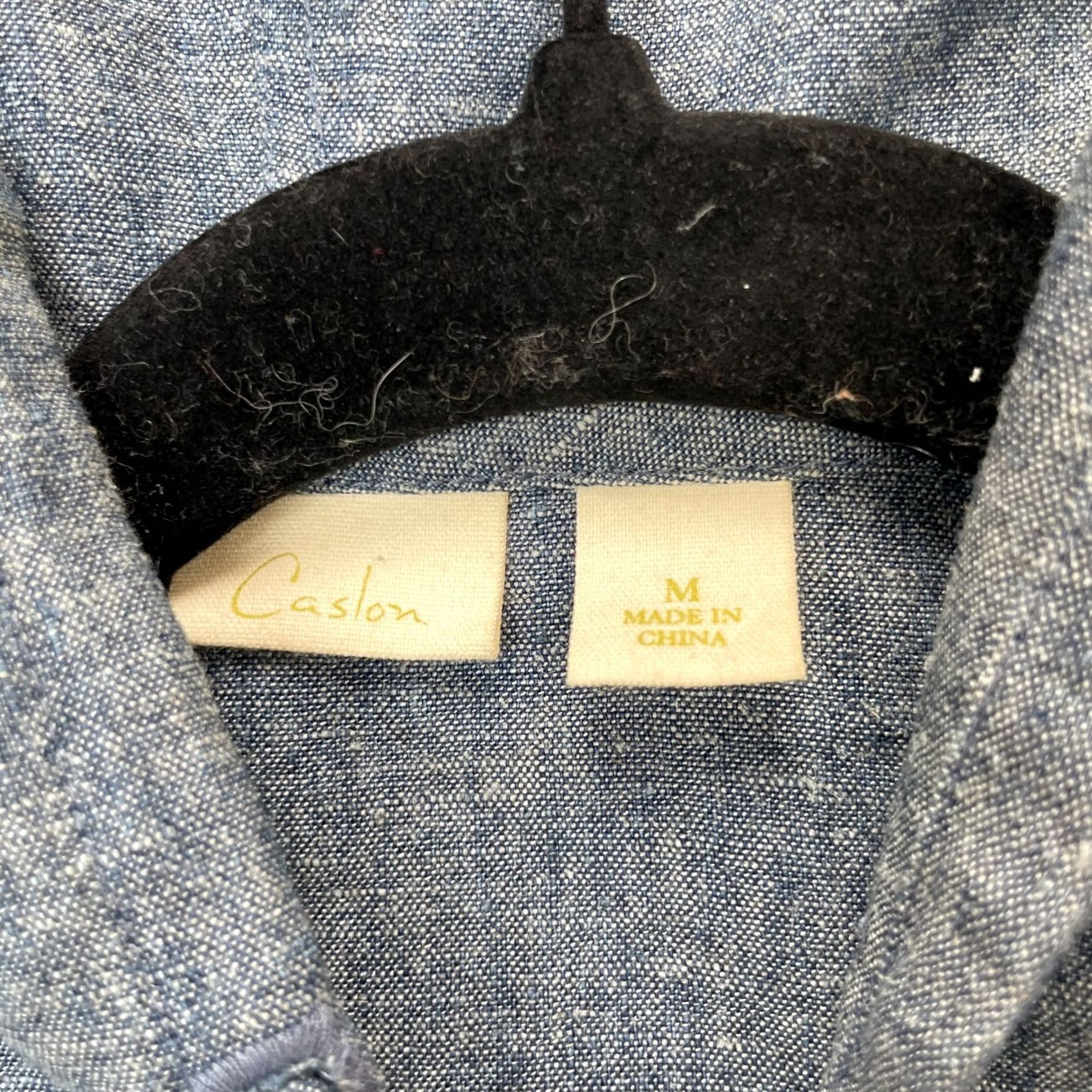 Vintage Caslon Jacket Womens Medium Gray Linen Coat Hooded Full Zip Light Casual Breath Size M / US 6-8 / IT 42-44 - 3 Thumbnail