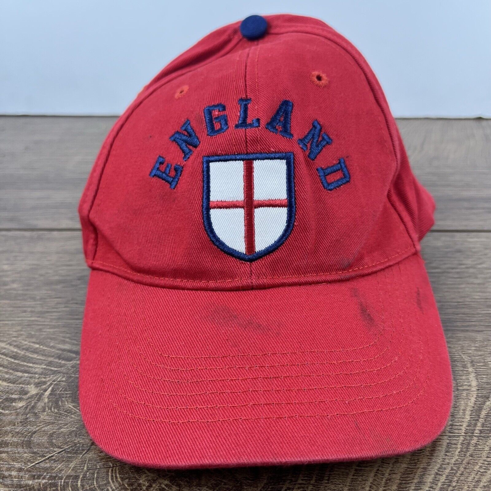Other England Hat England Baseball Hat Red Adjustable Hat Red Adul Size ONE SIZE - 1 Thumbnail