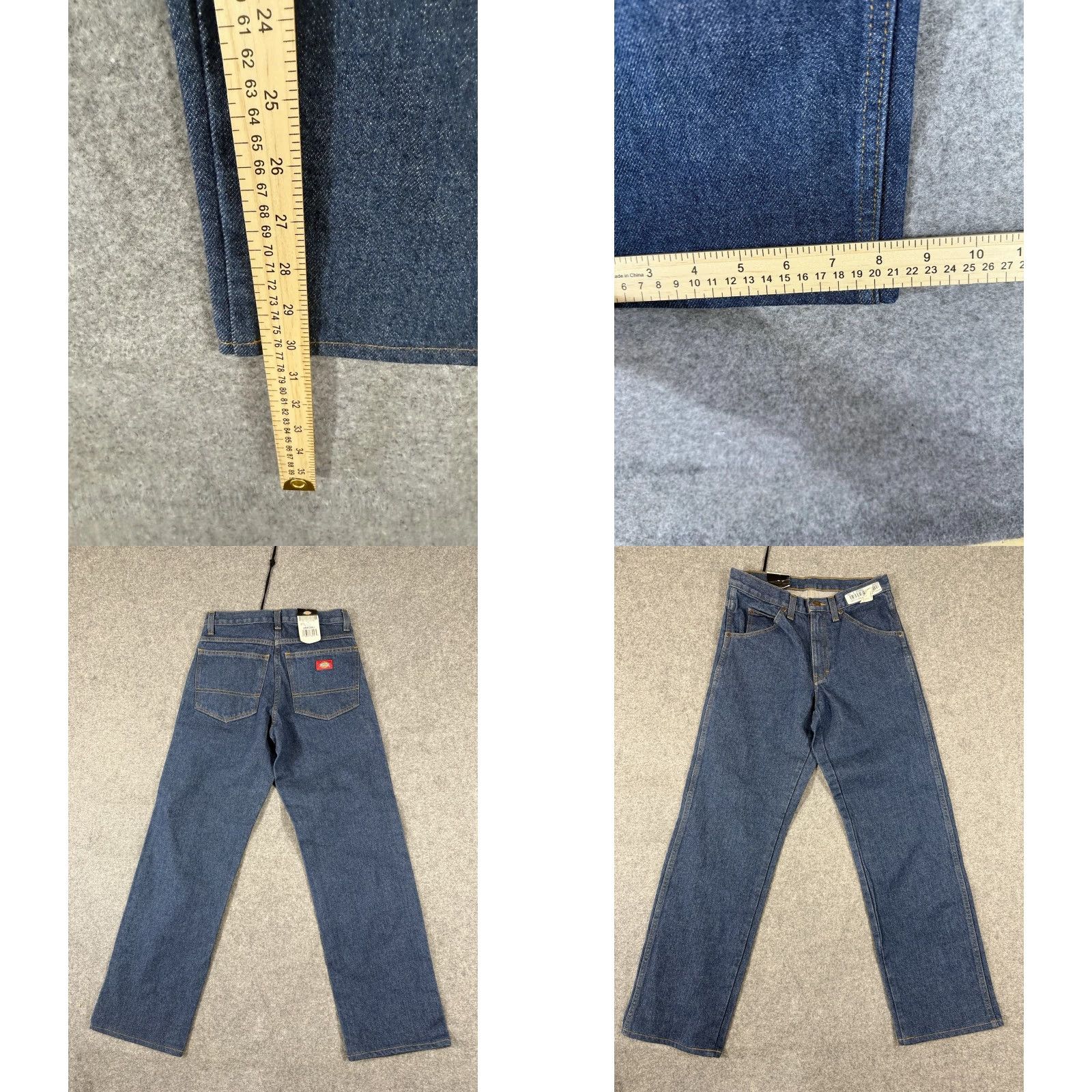 Dickies Dickies Jeans Men 28X30 Blue Denim Straight Leg Regular Fit Cotton NWT Jeans Straight Leg 5-Pocket Dickies Men Blue Denim NWT Size US 28 / EU 44 - 8 Thumbnail