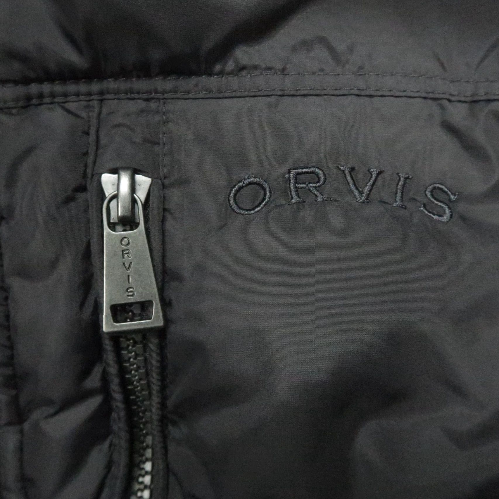Orvis Orvis Vest Men Large Gray Essex Down Filled Puffer Pockets Hiking Hunting – L – Gray – Regular Fit Size US L / EU 52-54 / 3 - 3 Thumbnail