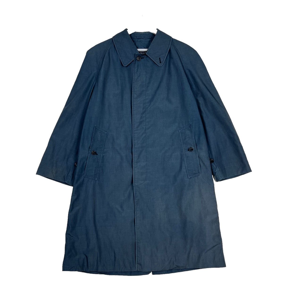 Burberry 🔥 NAVY BLUE BURBERRYS TRENCH COAT MADE IN ENGLAND Size US M / EU 48-50 / 2 - 3 Thumbnail