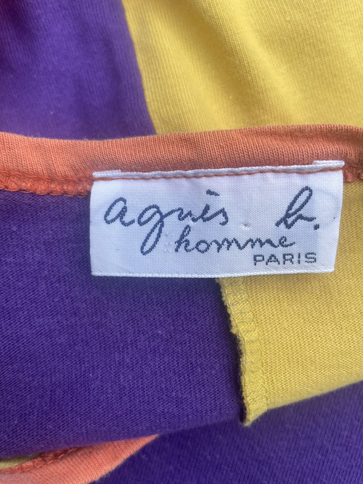 agnes b. Vintage Agnes B Multicolour Tshirt Size US M / EU 48-50 / 2 - 13 Thumbnail