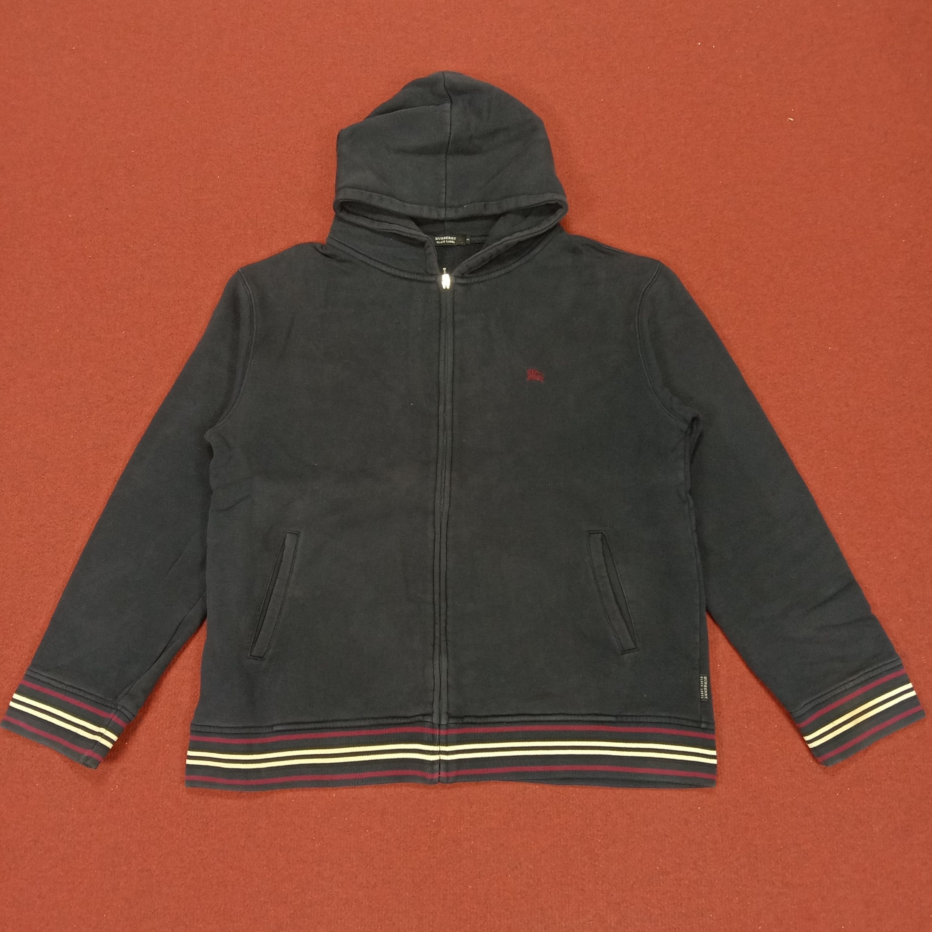 Burberry Burberry Black Label Fashion Style Zipper Hoodies Size US L / EU 52-54 / 3 - 1 Thumbnail