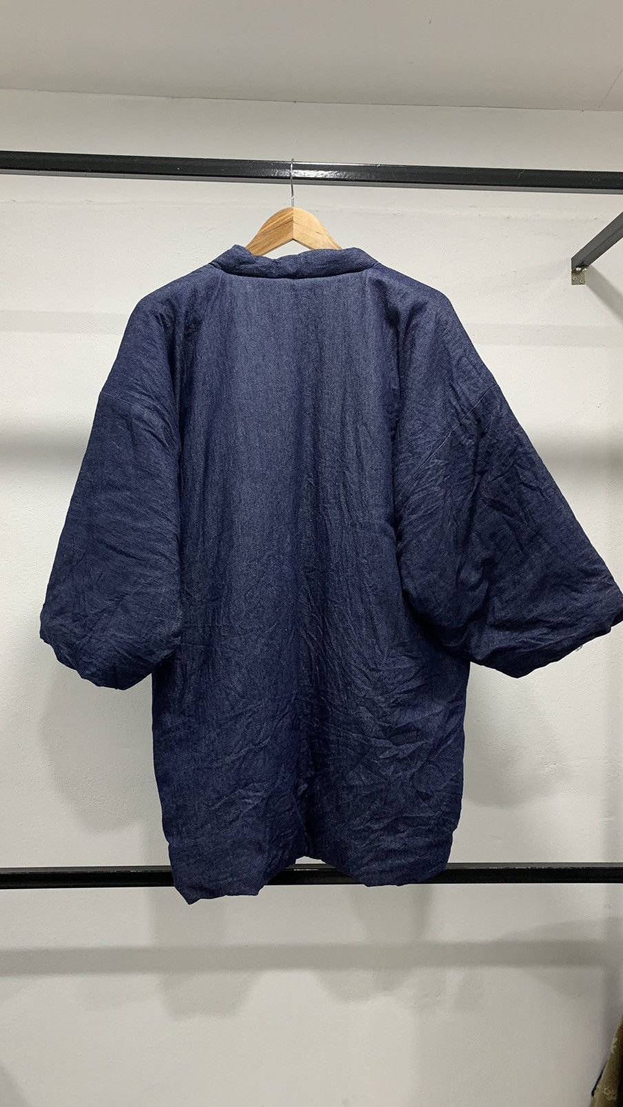 Japanese Brand Yoichi Denim Kimono Quilted Puffer Kapital Size US L / EU 52-54 / 3 - 15 Thumbnail
