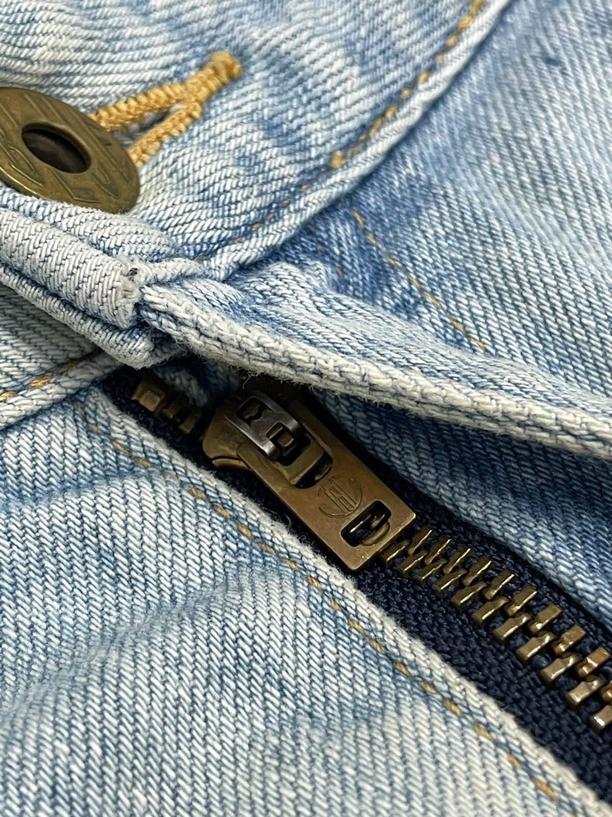 Japan Blue × Japanese Brand Japan Blue Stretch Denim Knotwood Bug Indigo Distress Design Size US 34 / EU 50 - 12 Thumbnail