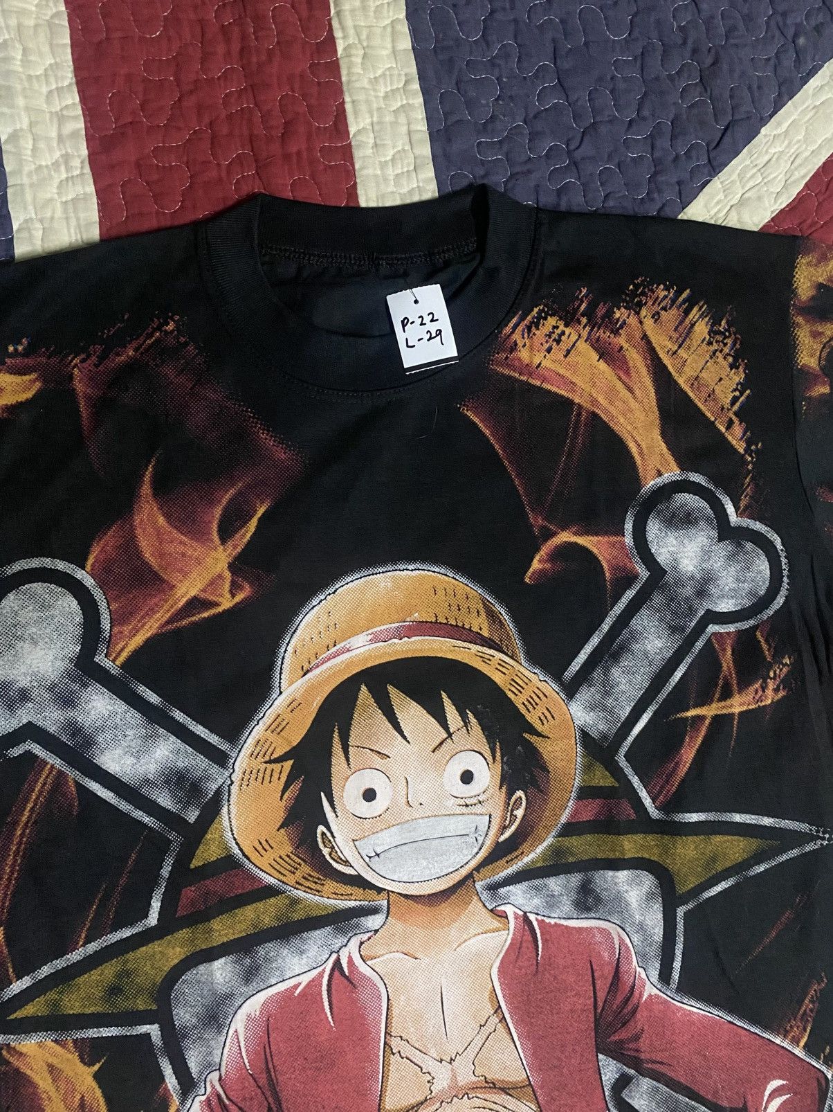 One Piece one piece x anime x bootleg x ovp x luffy x marineford Size US L / EU 52-54 / 3 - 4 Thumbnail