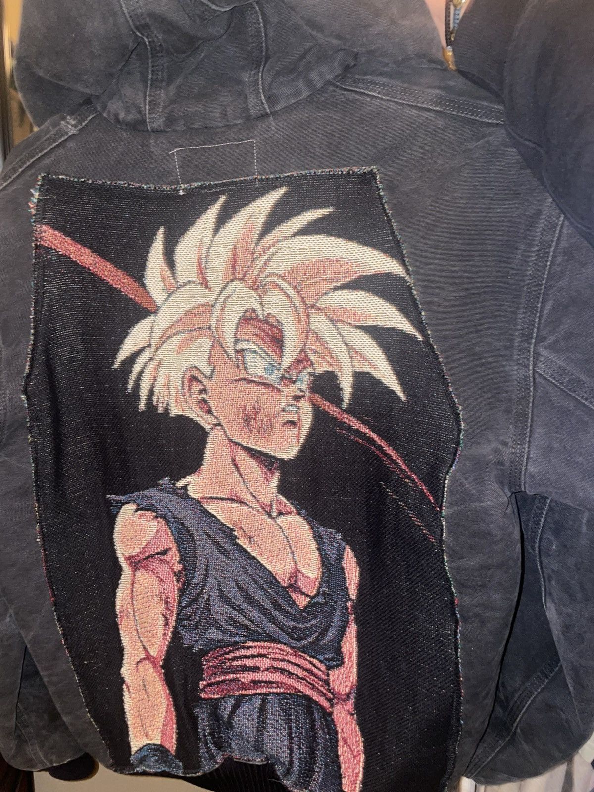 Linen Souls Custom Carhartt Jacket (Gohan Tapestry)