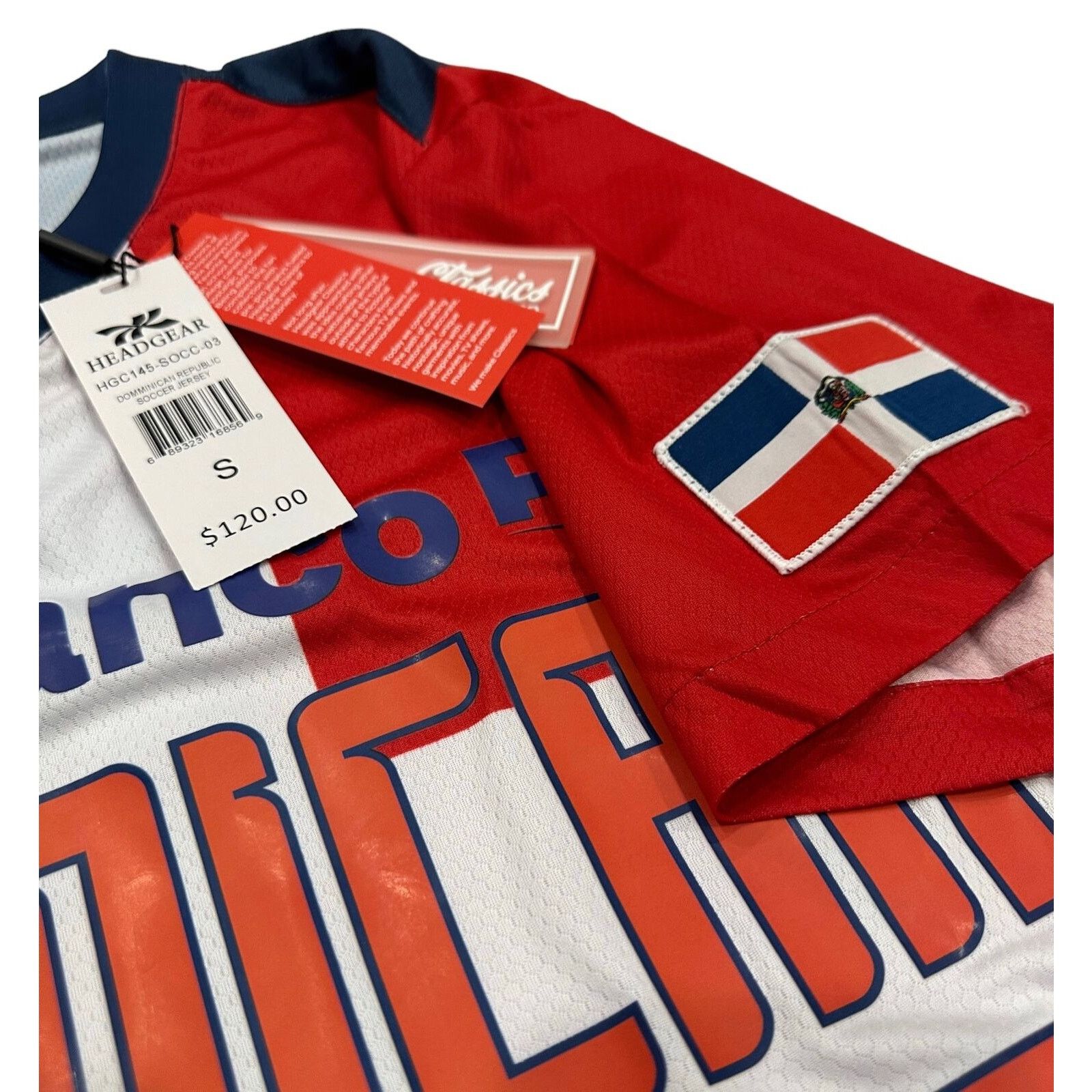 Other Dominican Republic Team 1990 World Cup Soccer Jersey Size US XS / EU 42 / 0 - 5 Thumbnail