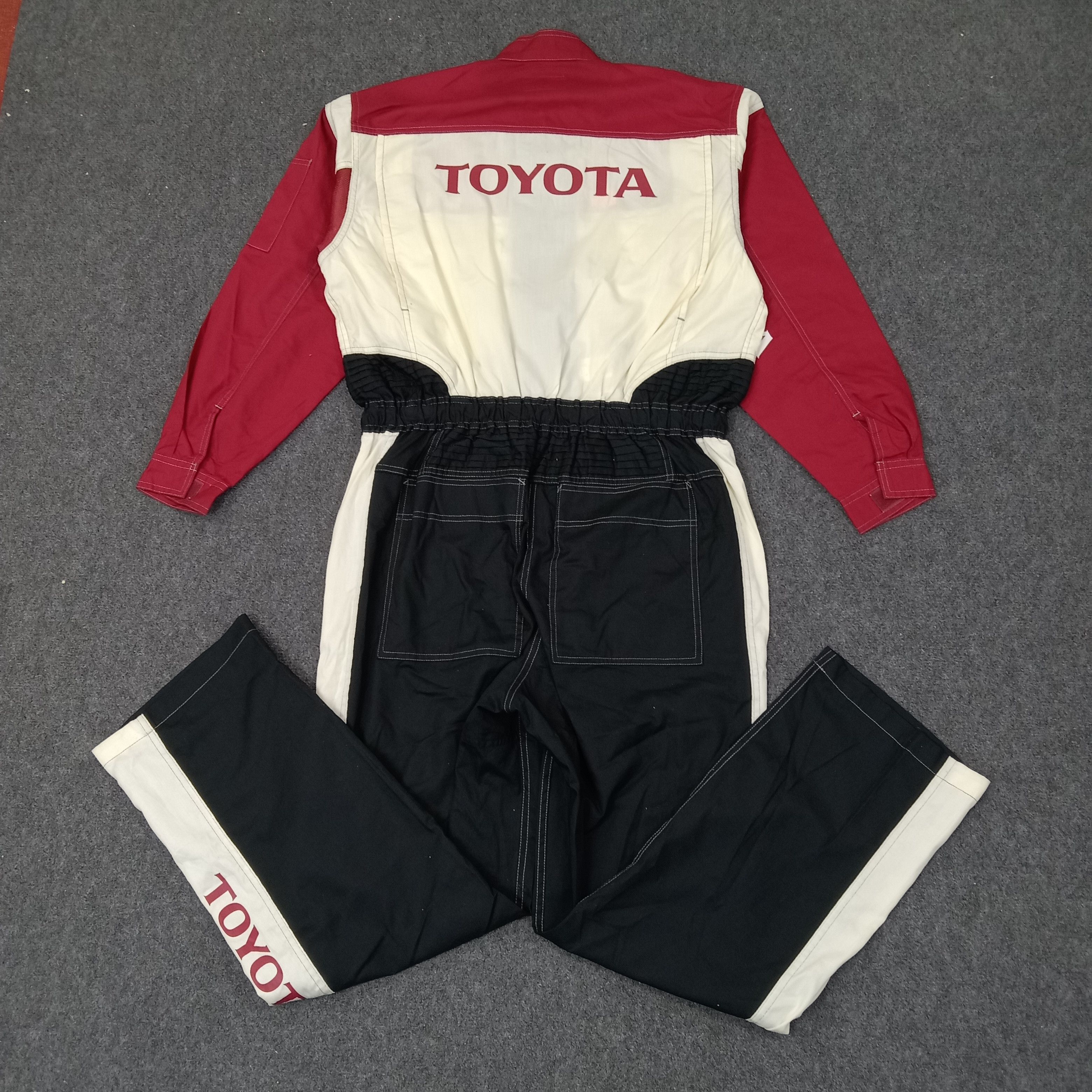 Japanese Brand Toyota Japanese Motorsports Racing Coverall Jacket C254N10 Size US L / EU 52-54 / 3 - 1 Thumbnail