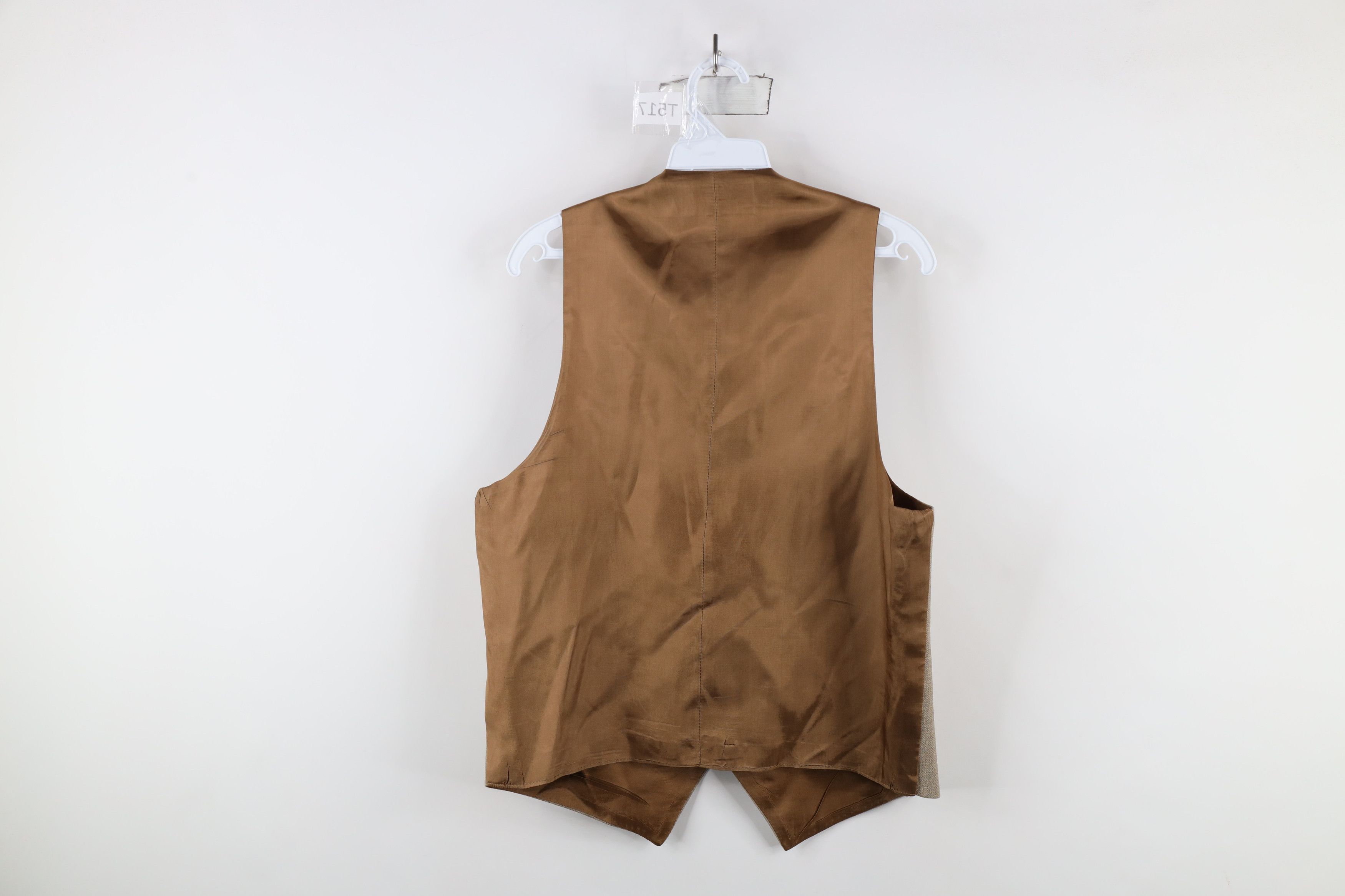 Levi's × Vintage Vintage 70s Levis Button Suit Vest Jacket Brown USA Size US M / EU 48-50 / 2 - 10 Thumbnail