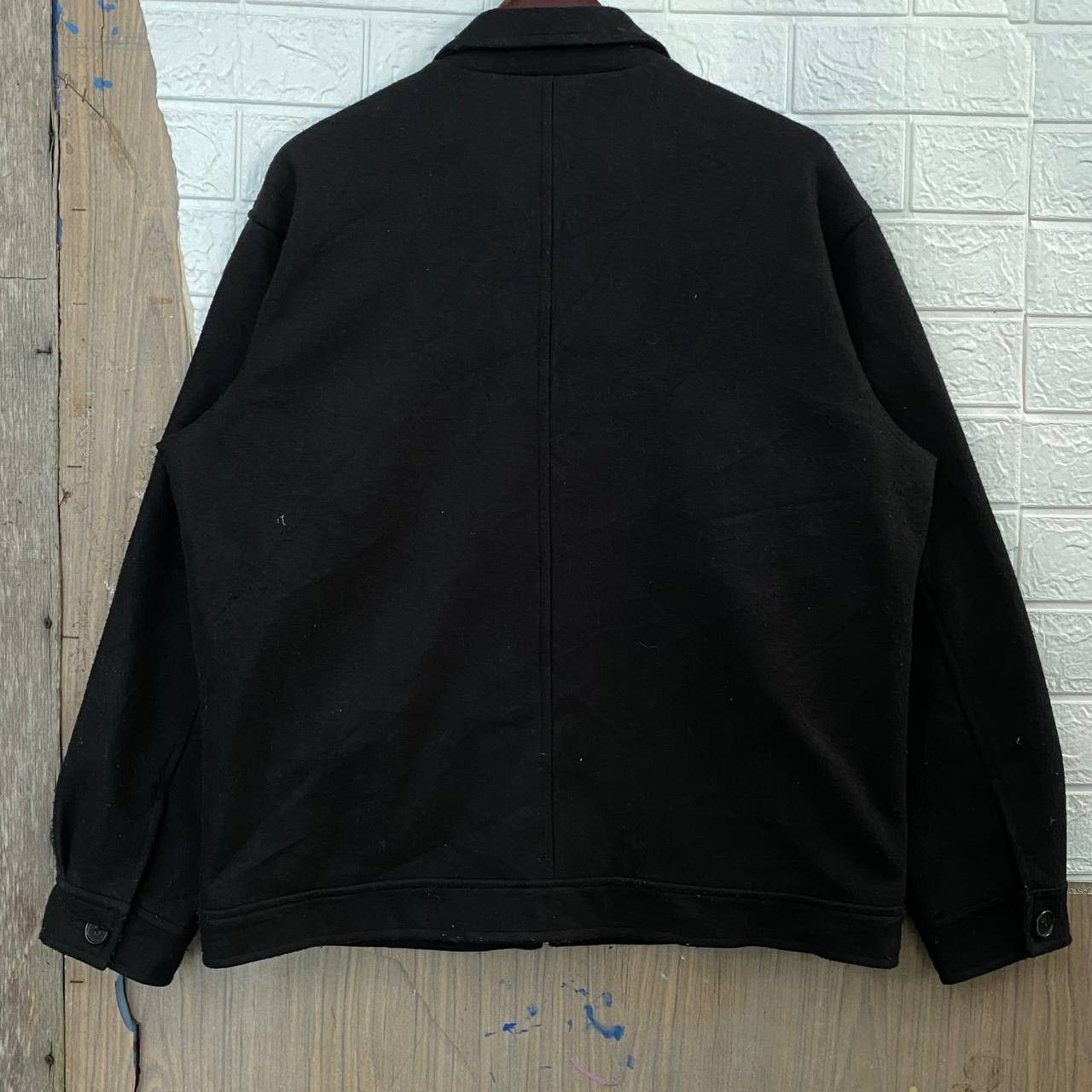 Edwin × Vintage Rare Vintage Wool Zipper Double pocket Jacket by Edwin Size US L / EU 52-54 / 3 - 7 Thumbnail