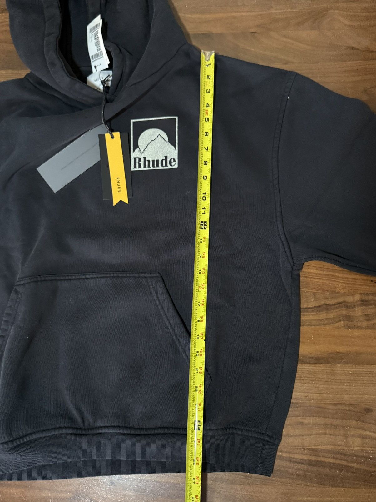 Rhude RHUDE MOONLIGHT BADGE HOODIE VINTAGE BLACK Men’s Size XL Size US XL / EU 56 / 4 - 13 Thumbnail