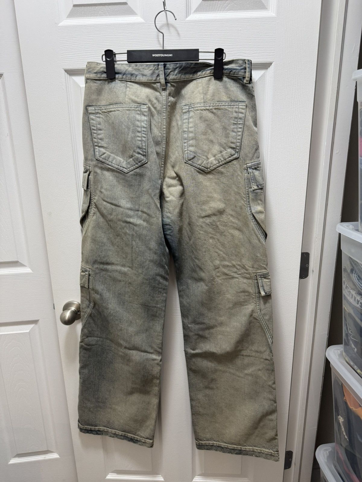 Rick Owens Drkshdw Rick Owens DRKSHDW Double Cargo Bela Jean Mineral Pearl Size US 31 - 4 Thumbnail