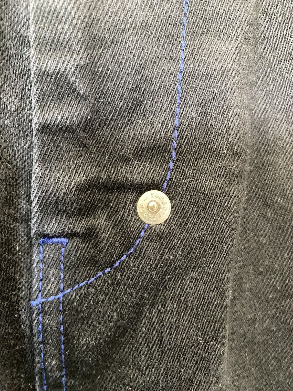 CABANE de ZUCCa × Issey Miyake × Japanese Brand Zucca by Issey Miyake Bucket Back blue stitch drop crotch Size US 28 / EU 44 - 7 Thumbnail