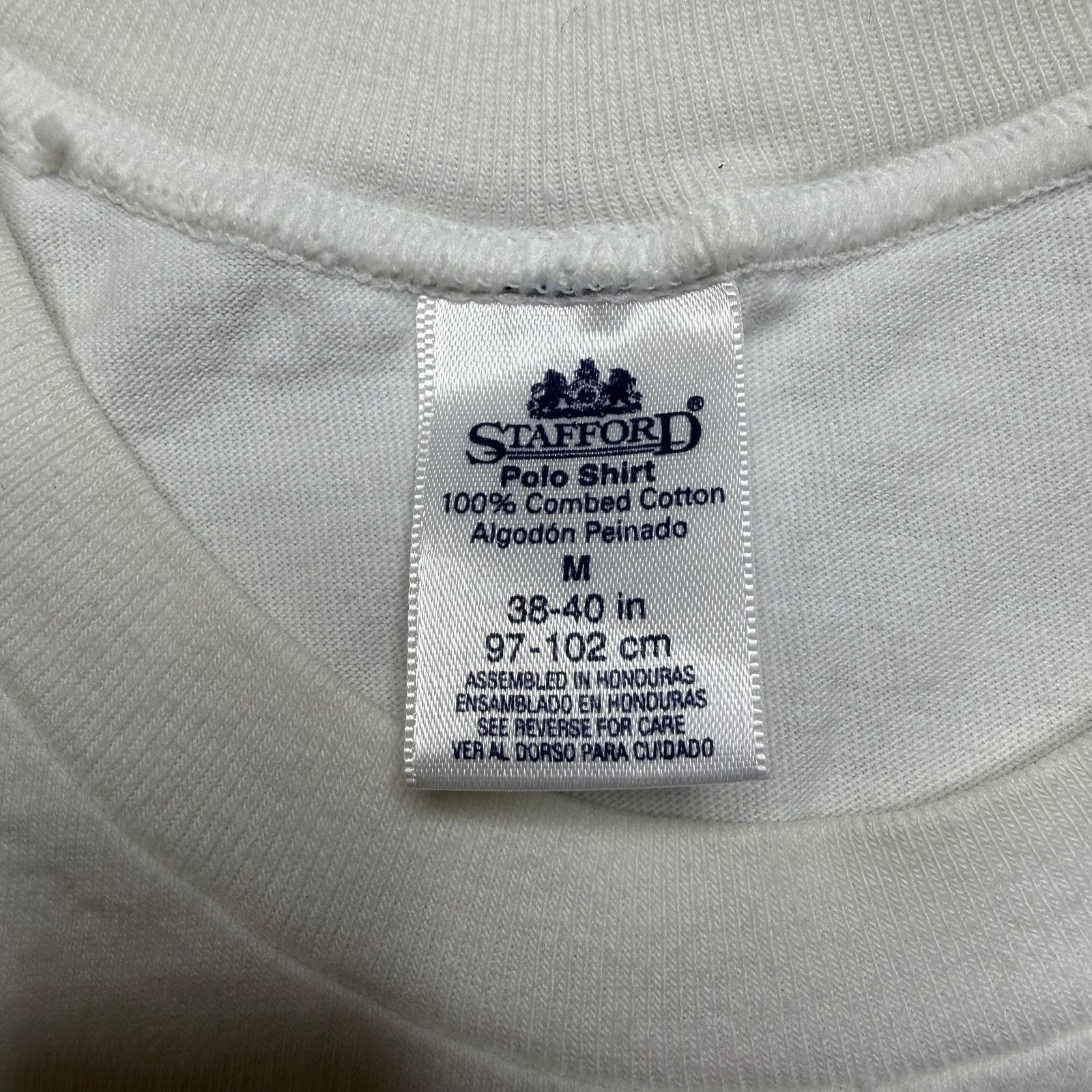 Stafford Vintage Stafford White T Shirt Men’s Medium Single Stitch US Size US M / EU 48-50 / 2 - 3 Thumbnail