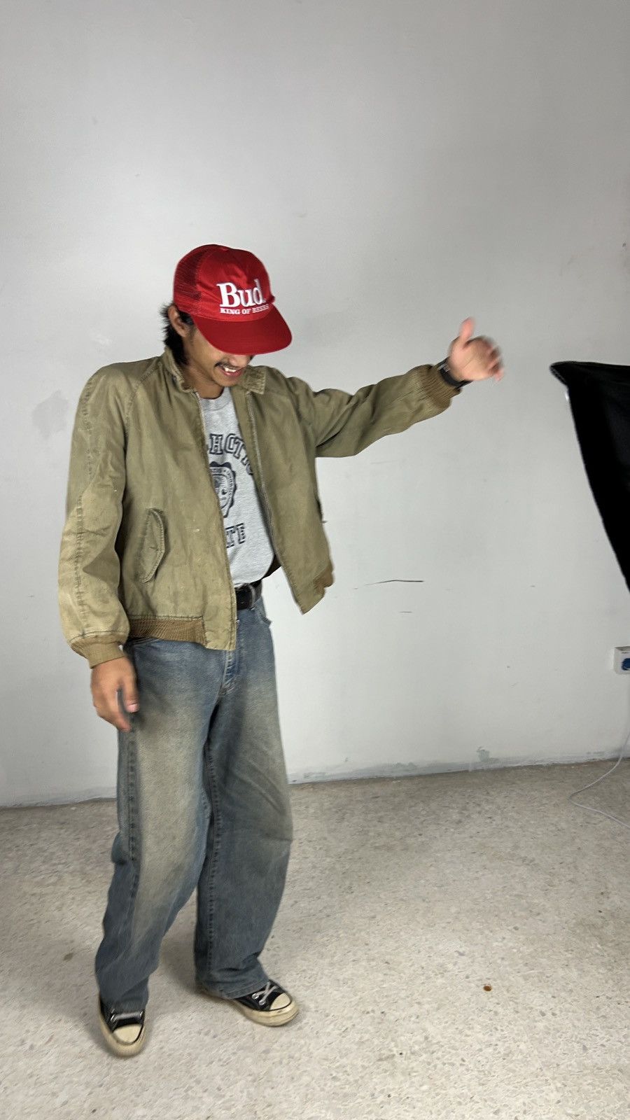 Vintage 1980s Distressed English Work Jacket Baradak by Spatz Size US L / EU 52-54 / 3 - 7 Thumbnail