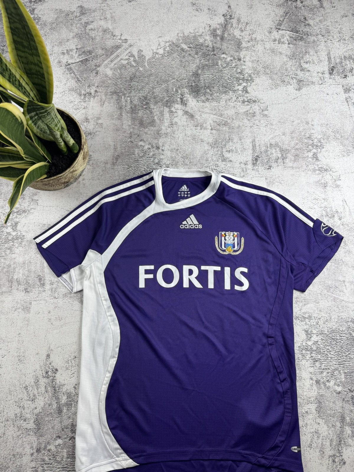 Adidas Anderlecht 2006 2008 Home Adidas Vintage Belgium Soccer Football Shirt Jersey Size US S / EU 44-46 / 1 - 4 Thumbnail