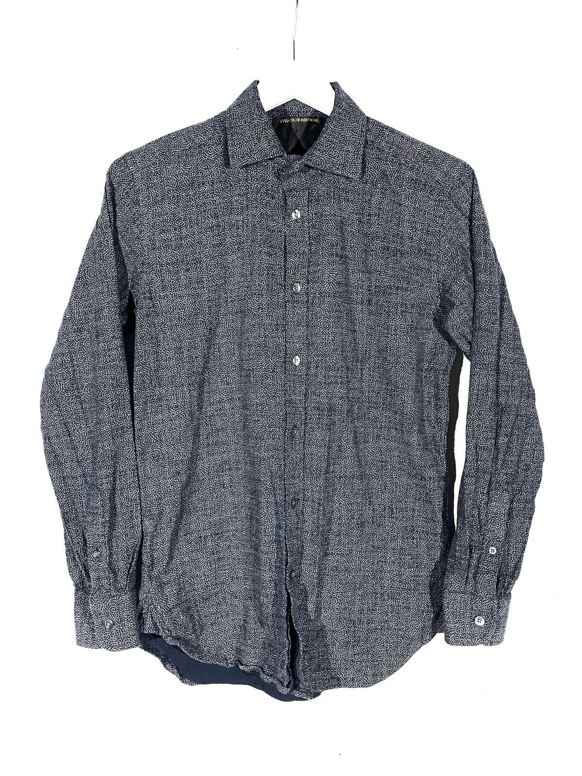 Favourbrook London Men Cotton Blue Shirt Size 15/S Portugal