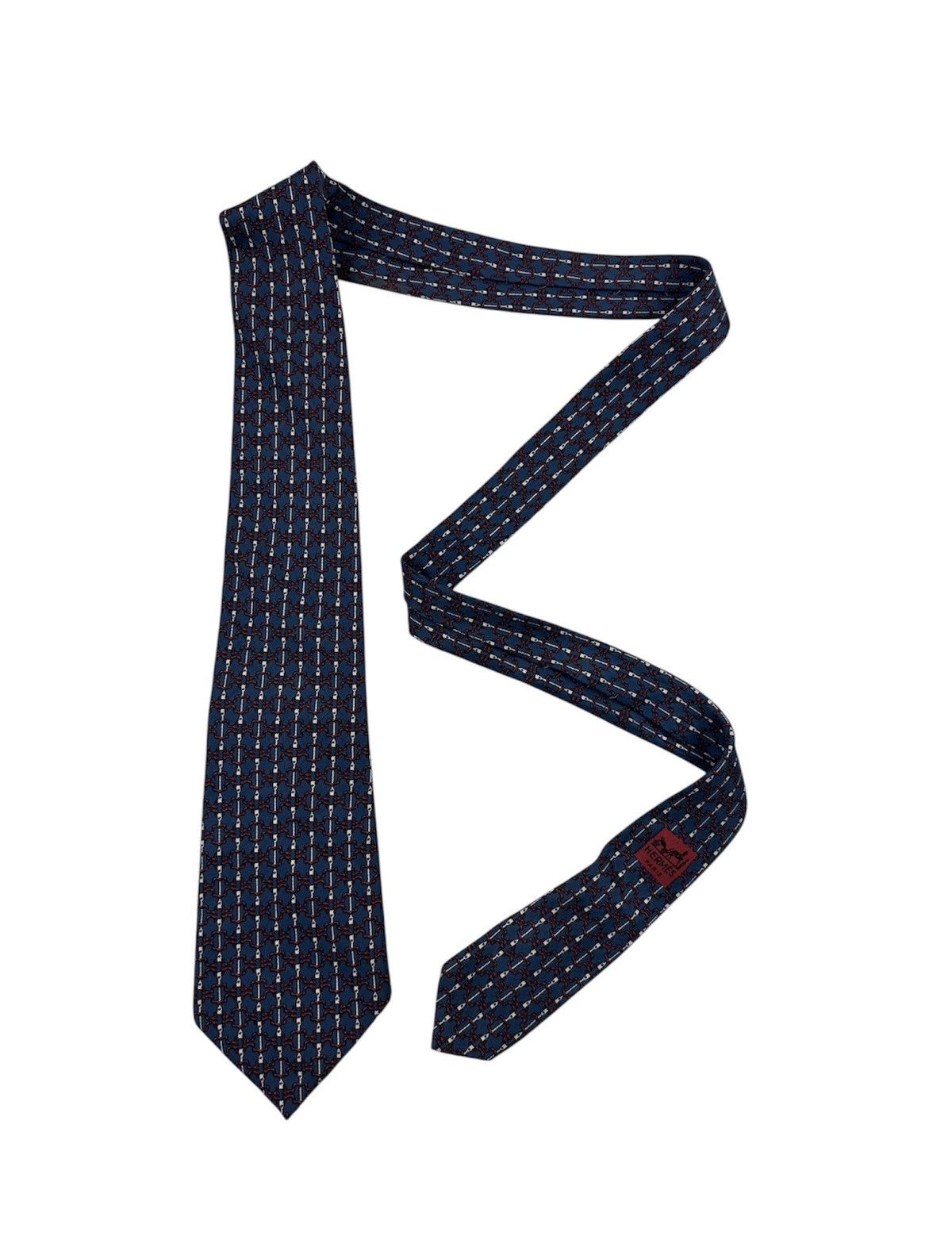Hermes HERMES TIE - TC 48 Size ONE SIZE - 1 Thumbnail
