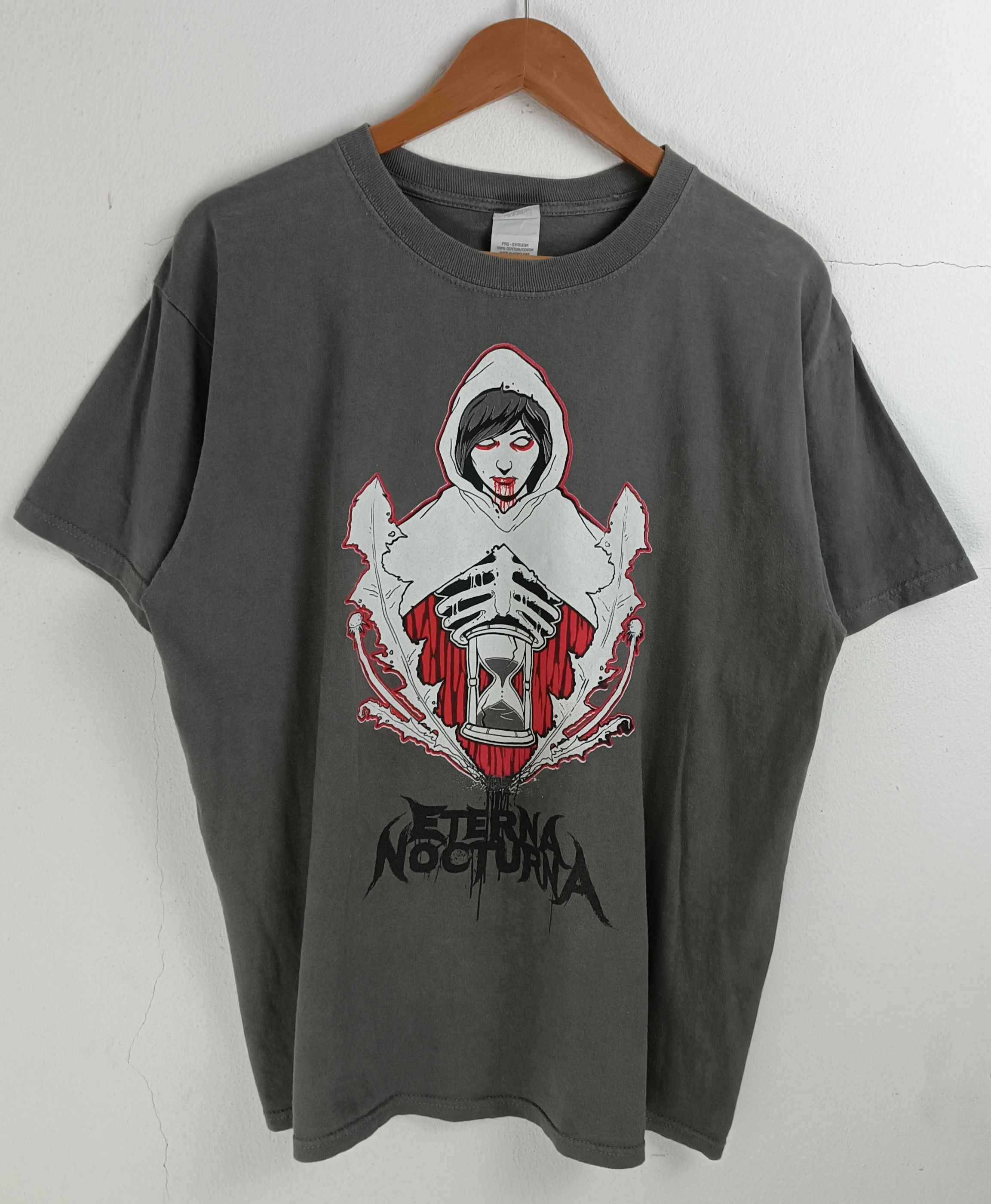 Band Tees VINTAGE 2000s ETERNA NOCTURNA TECH DEATH METAL FACELESS Size US L / EU 52-54 / 3 - 3 Thumbnail