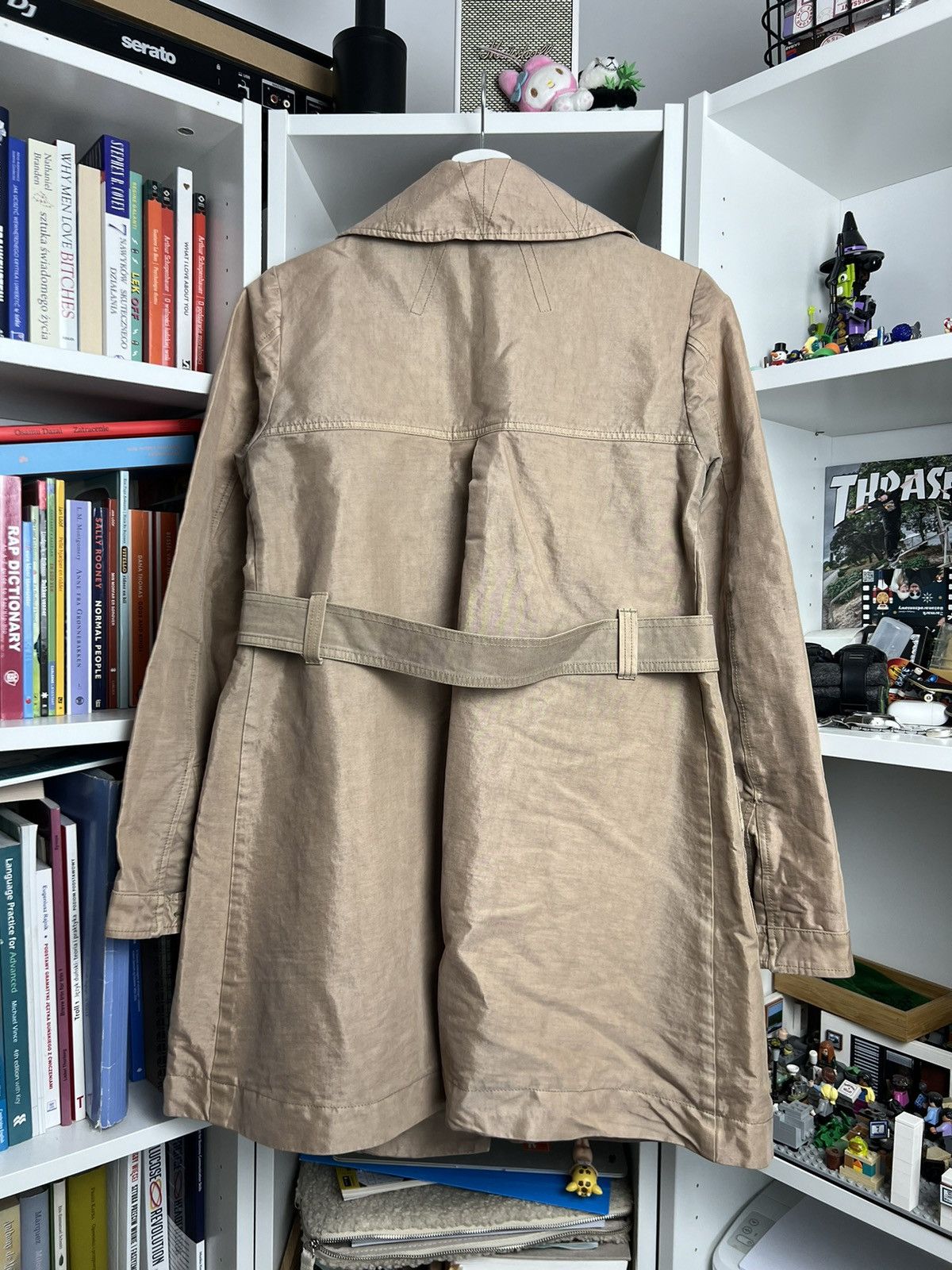 Diesel Vintage Y2K Diesel trench coat jacket S avantgarde archive Size S / US 4 / IT 40 - 2 Thumbnail