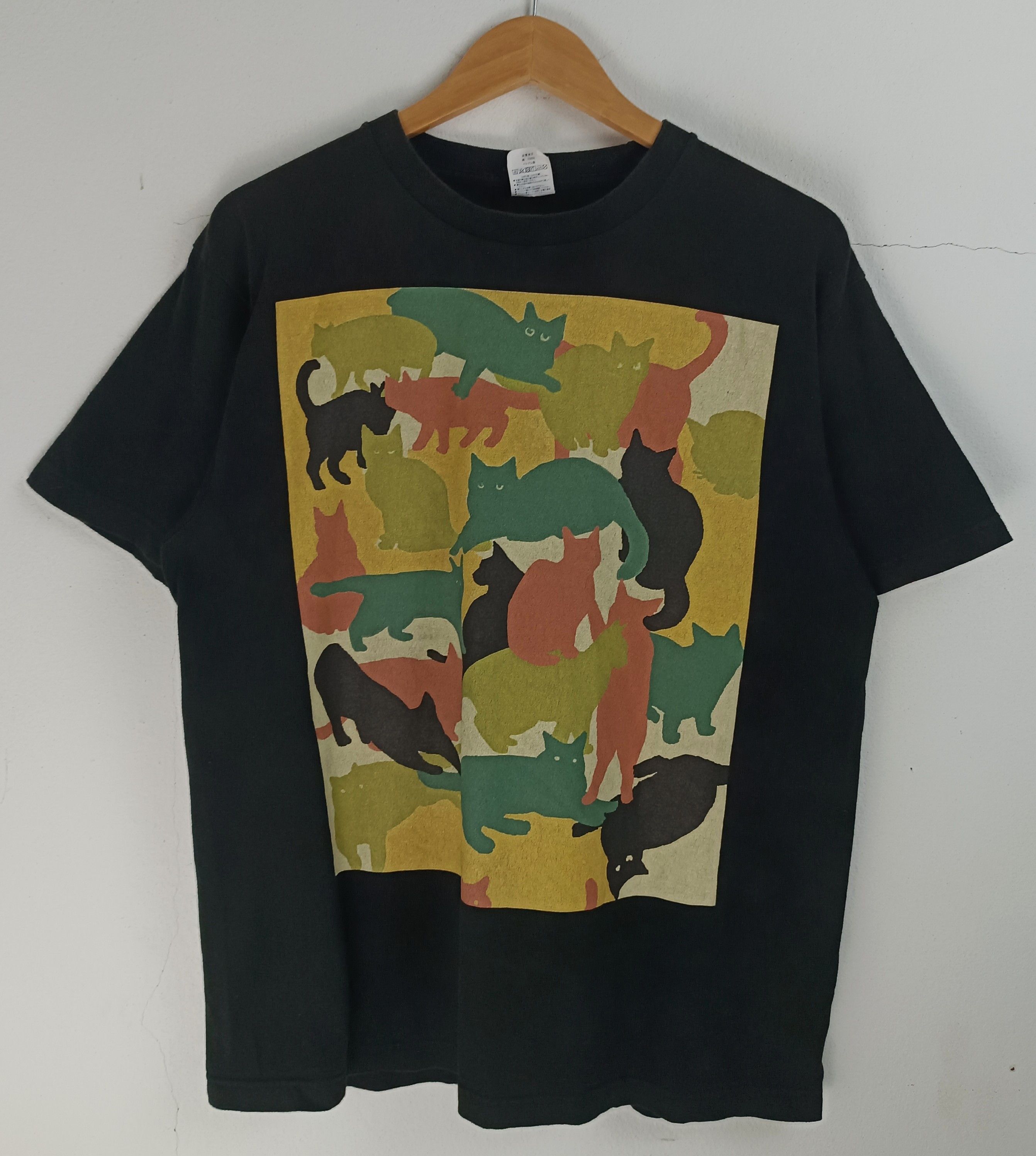Vintage VINTAGE CATMOUFLAGE KITTY CUTE PET CAT DOG TEE Size US L / EU 52-54 / 3 - 3 Thumbnail