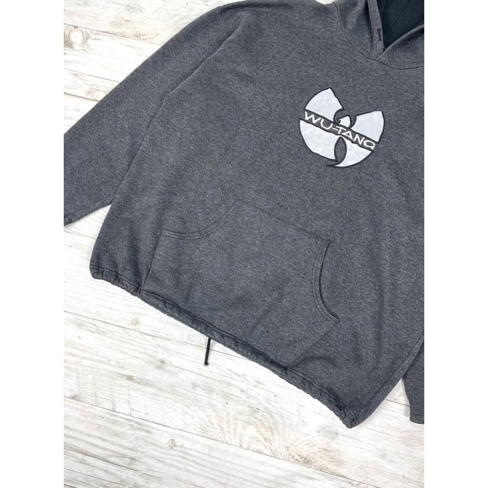 Vintage VINTAGE Wu Wear Wu Tang Clan Hoodie Men XL Gray 90s Pullover Hooded Sweatshirt Size US XL / EU 56 / 4 - 3 Thumbnail