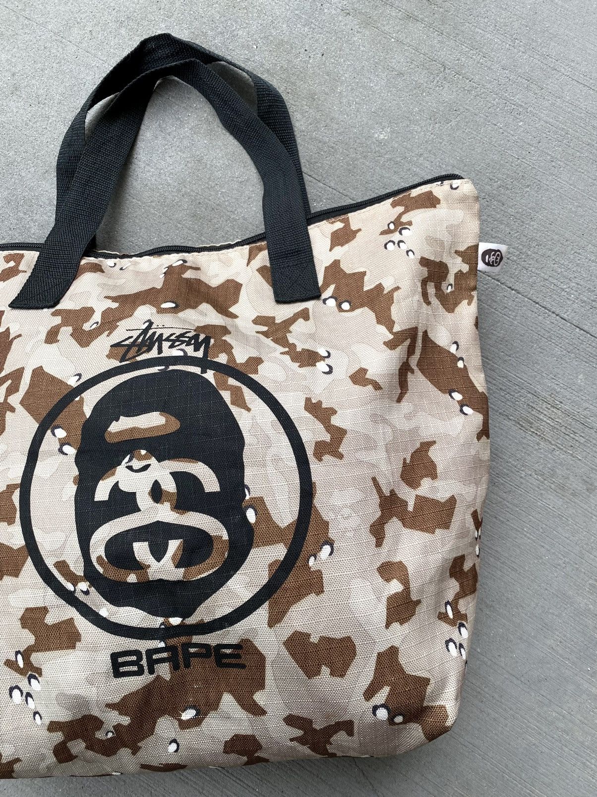 Bape × Stussy Stussy x Bape Camo Tote Bag Size ONE SIZE - 8 Thumbnail