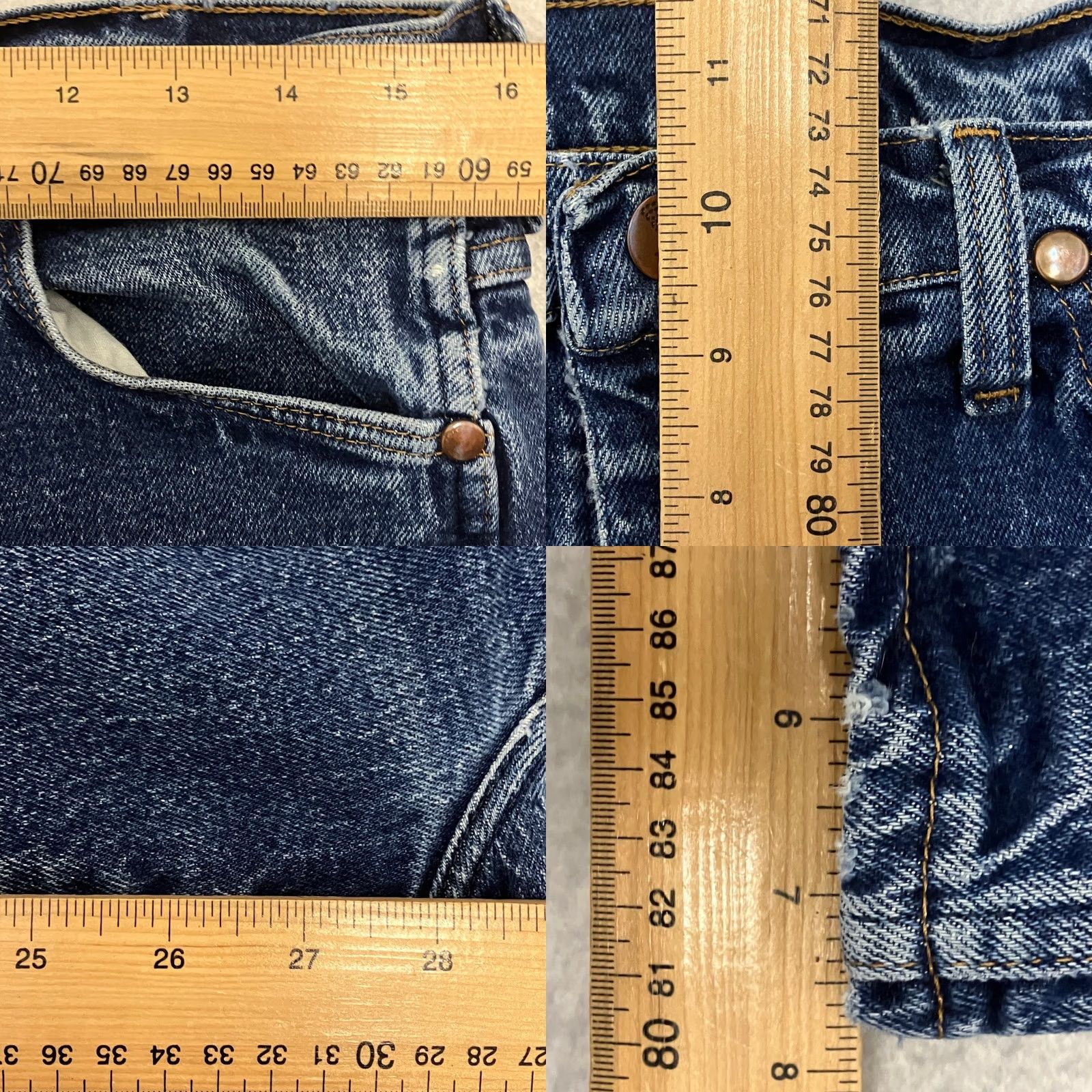 Wrangler Wrangler Jeans Mens 32W 28L Blue Slim Fit Stretch Denim Cowboy Cut 937 Size US 32 / EU 48 - 8 Thumbnail