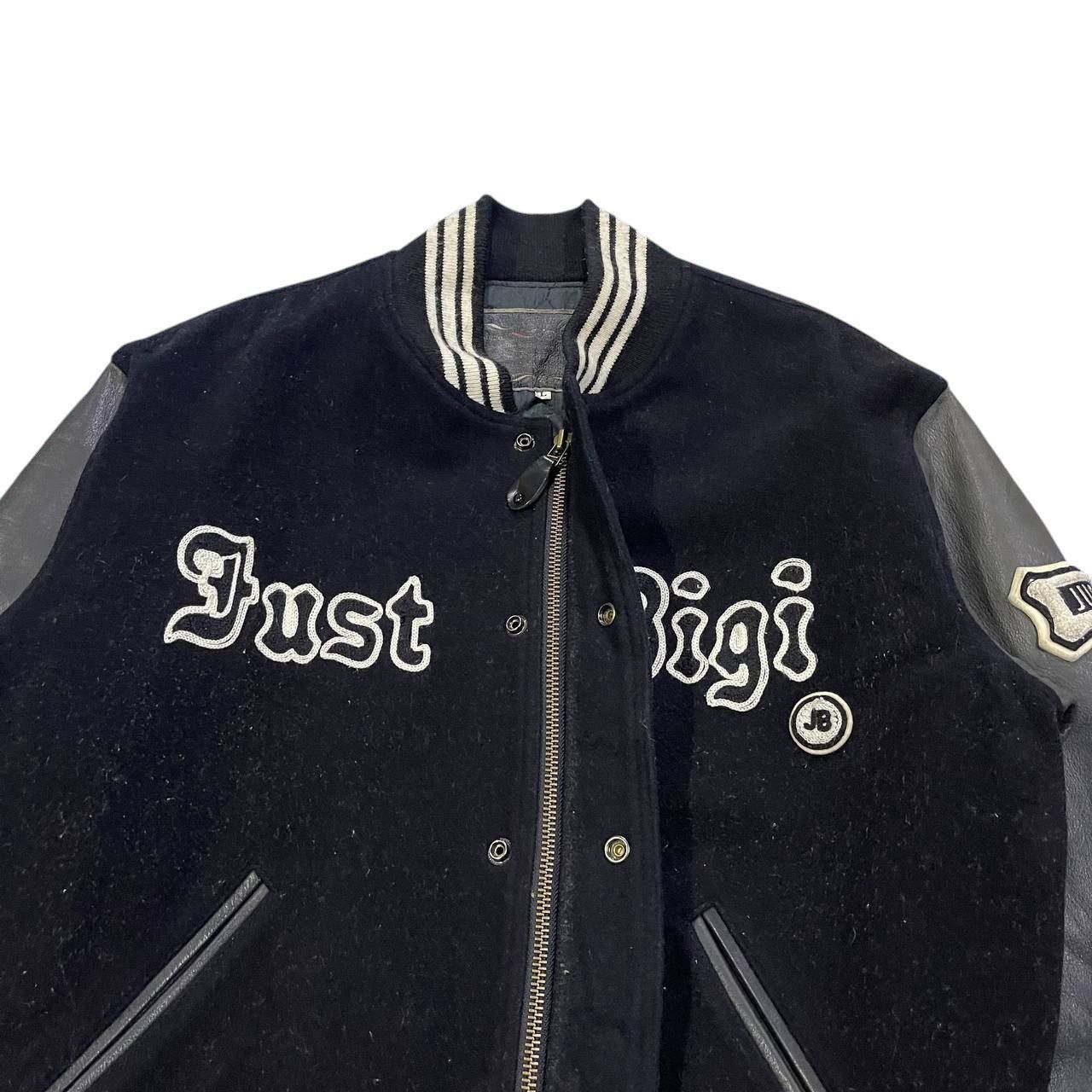 BIGI Vintage Just Bigi Wool Leather Varsity Jacket Size US L / EU 52-54 / 3 - 6 Thumbnail