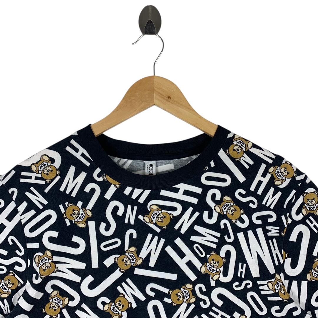 Moschino Moschino Underwear Allover Logo & Teddy Bear Print Tee Size US S / EU 44-46 / 1 - 2 Thumbnail