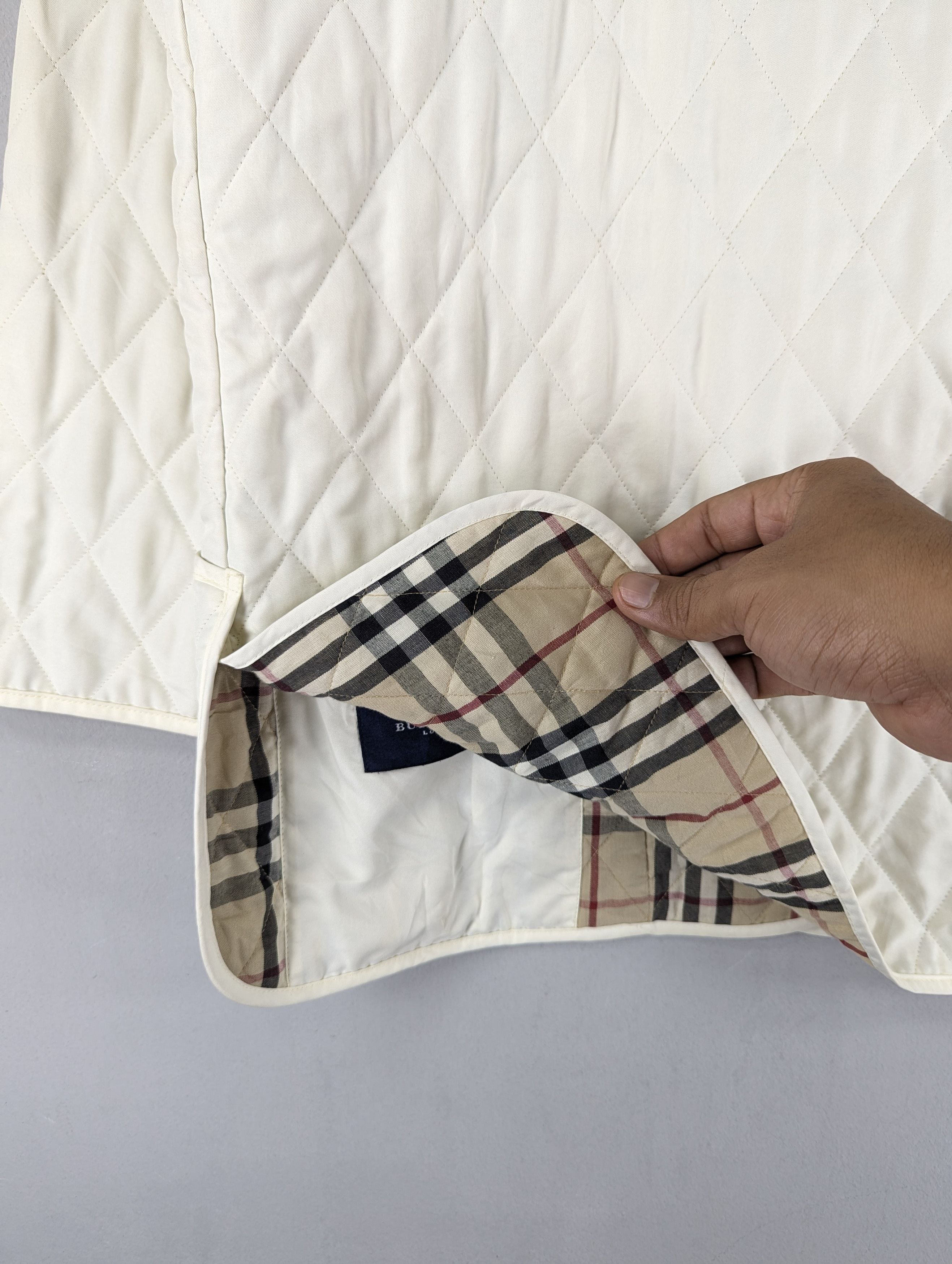 Burberry Vintage Burberry London Quilted Button Ups Jacket Size L / US 10 / IT 46 - 16 Thumbnail