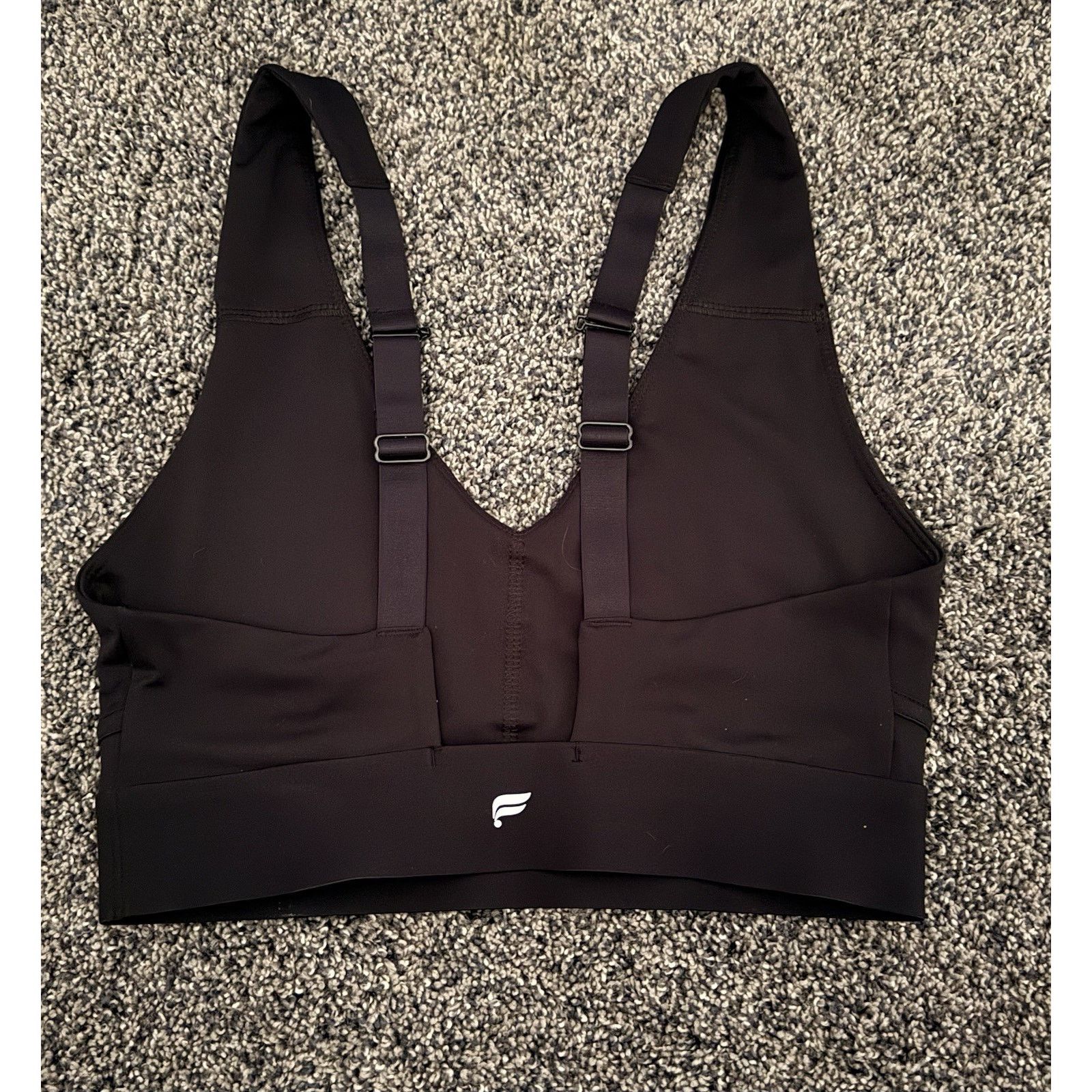 Fabletics Fabletics Black Longline Adjustable Straps Sports Brac Size XL / US 12-14 / IT 48-50 - 2 Thumbnail