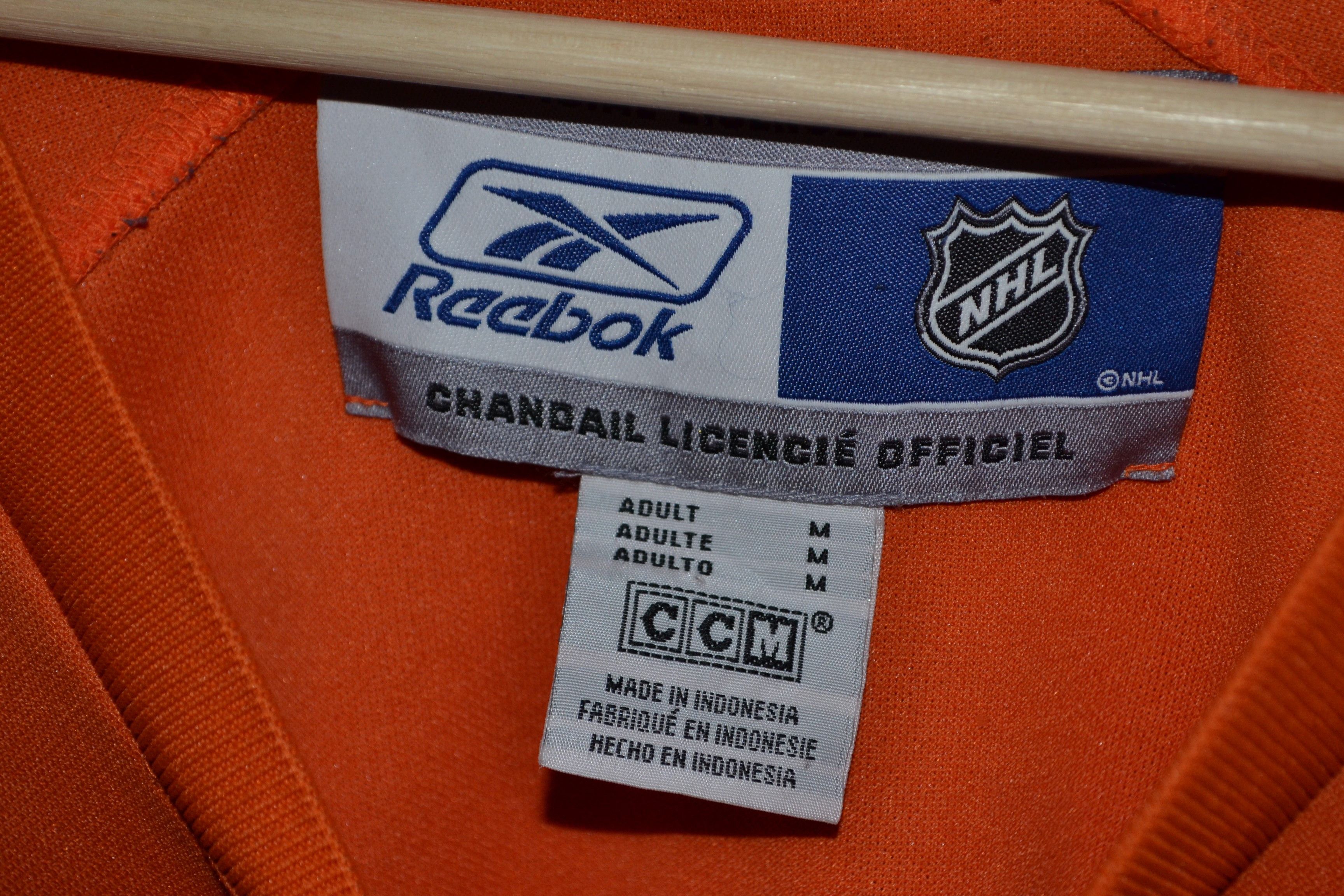 Reebok × Vintage Anaheim Mighty Ducks Vintage Orange Reebok Jersey M Orange Size US M / EU 48-50 / 2 - 10 Thumbnail