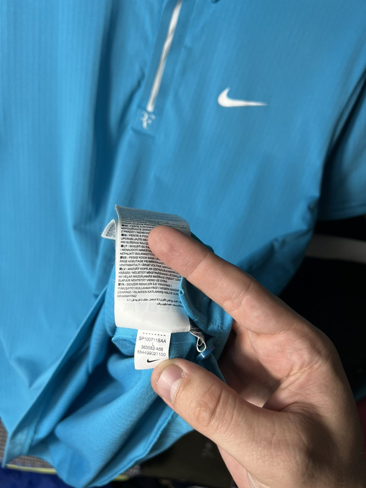 Nike 🎾 Nike Roger Federer DryFit Polo Shirts Australian Open 2010 Size US L / EU 52-54 / 3 - 12 Thumbnail